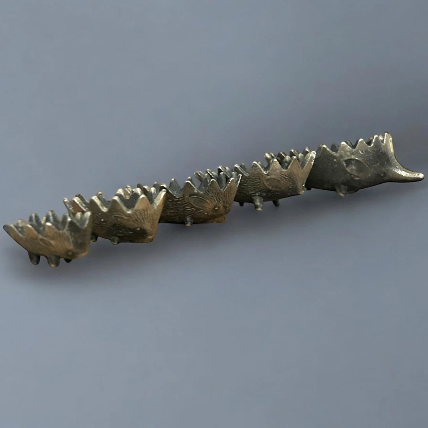 Mid Century Set of 5 Stacking Hedgehog Trays