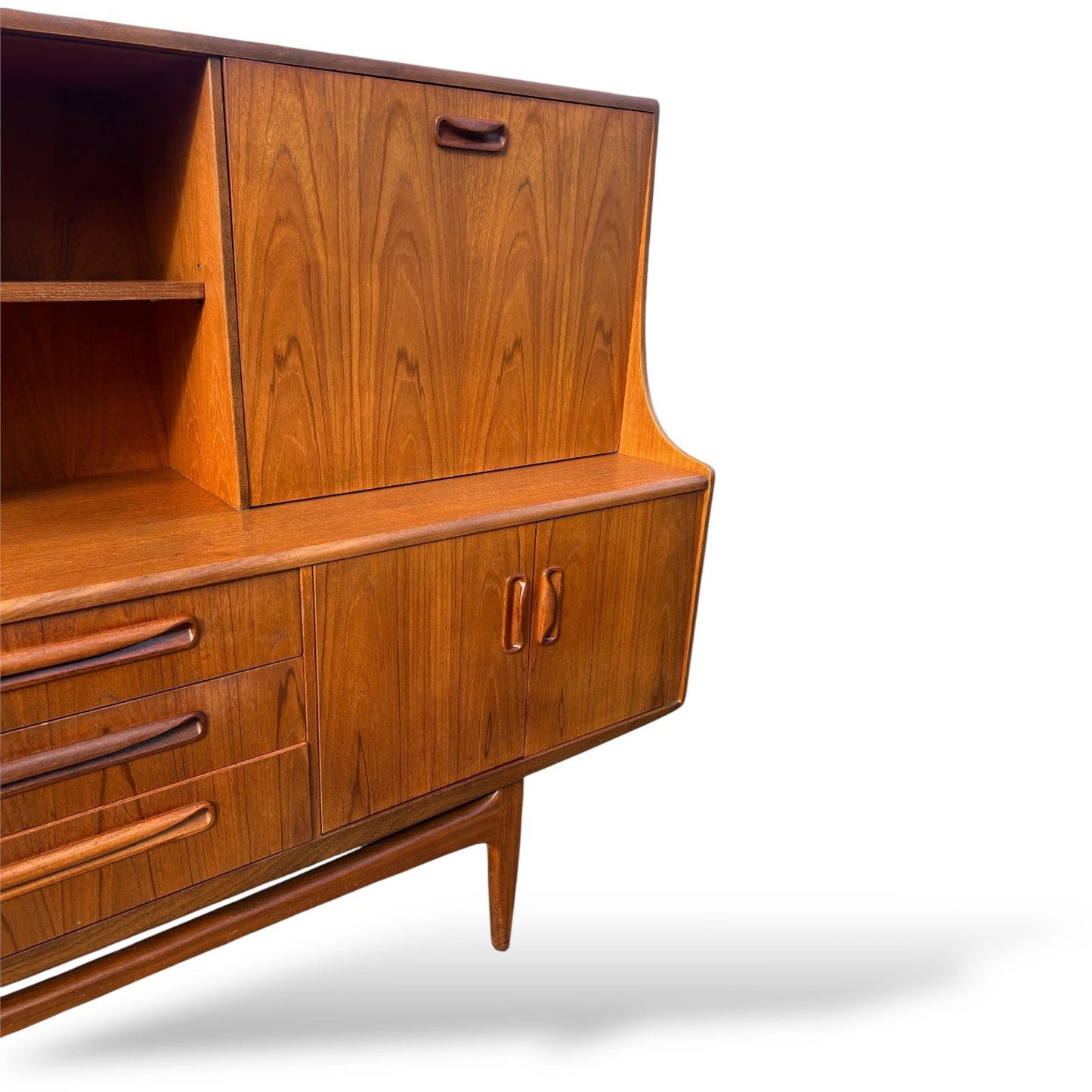 G Plan Fresco High Sideboard – Mid Century Modern Teak Cabinet