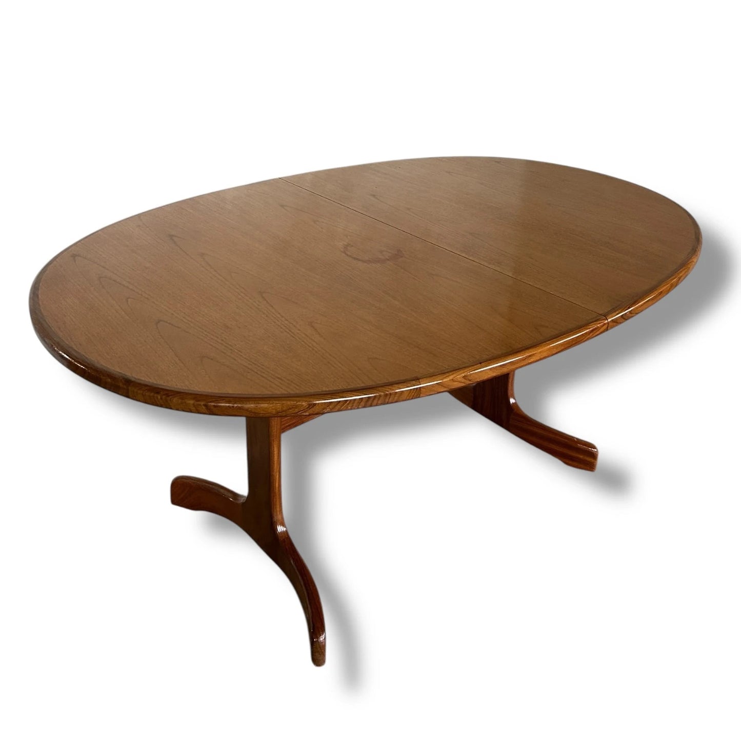 Mid Century Modern G Plan Oval Extendable Dining Table