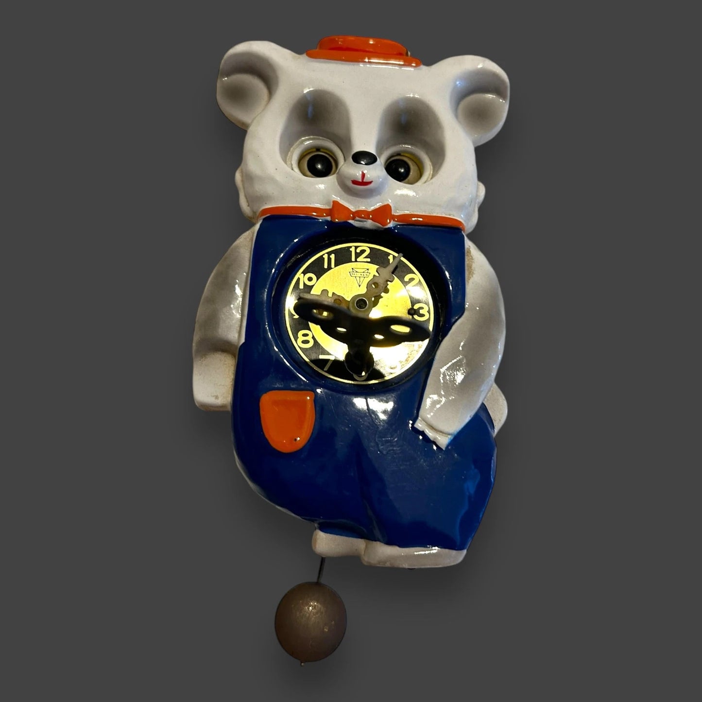 Mid Century Japanese Mi Ken Wall Clock
