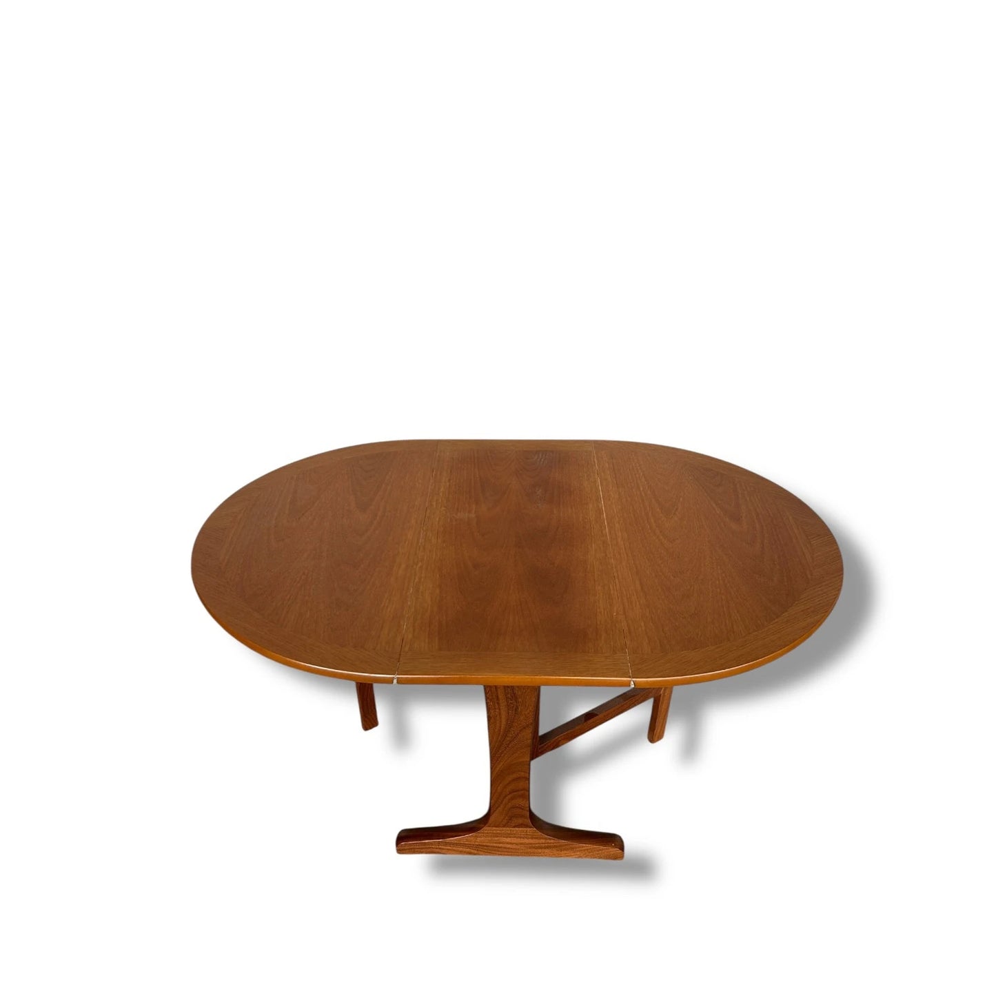 Mid Century Modern Nathan Teak Small Drop Leaf Table