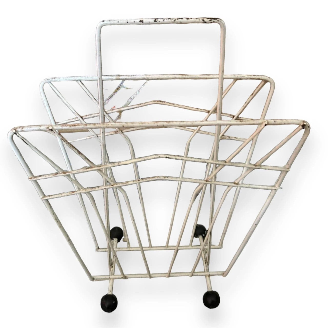 Mid Century Sputnik Magazine Storage Rack