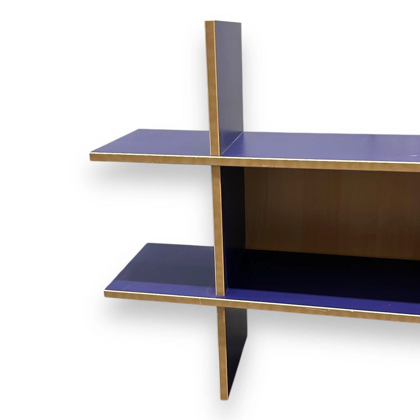 Vintage 90s IKEA Robin dark blue display shelf