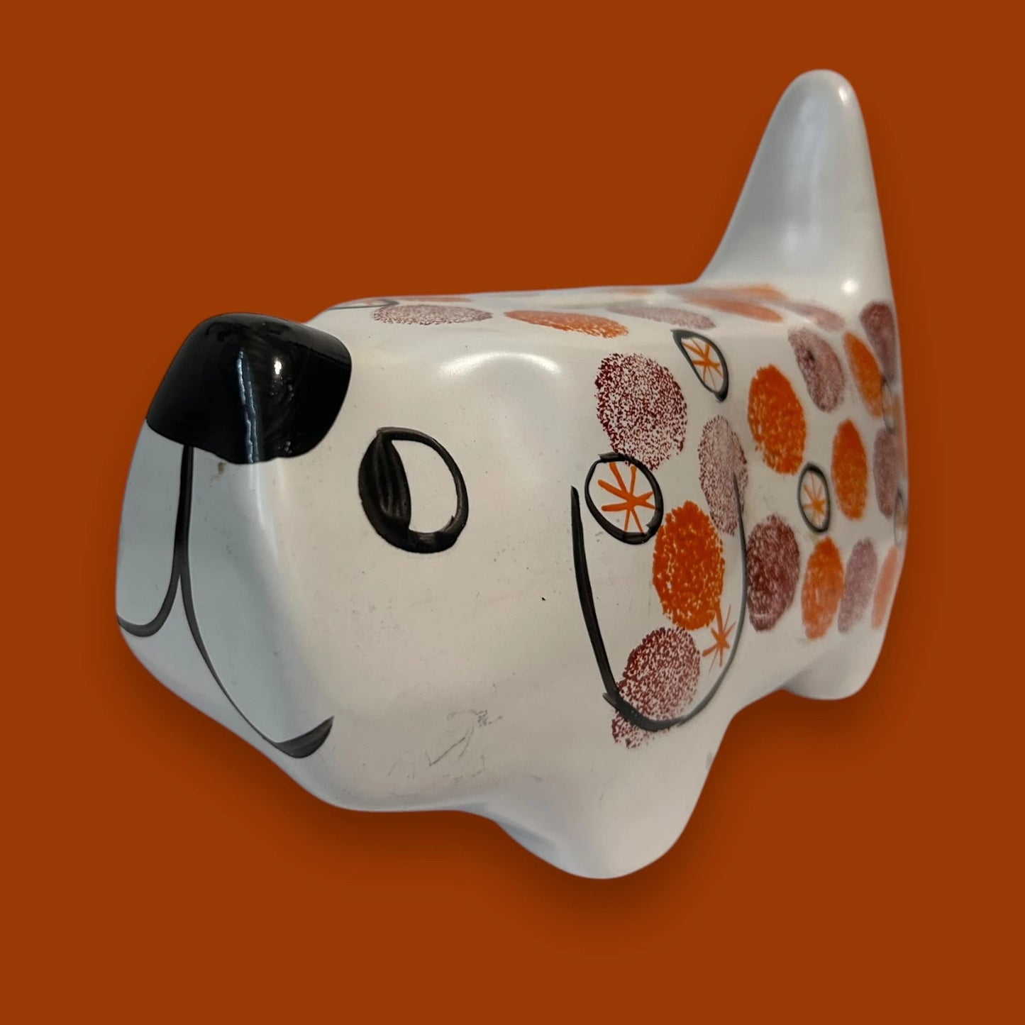 Vintage 1960s Arthur Wood Dog Piggy Bank