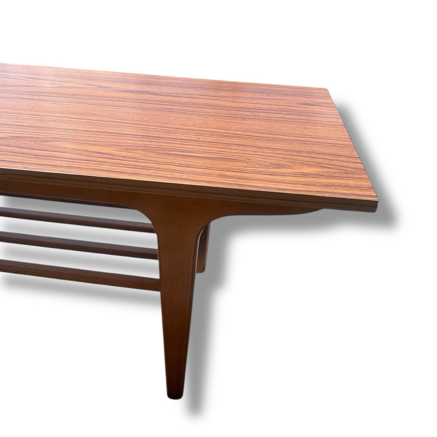 Mid Century Teak Formica Coffee Table