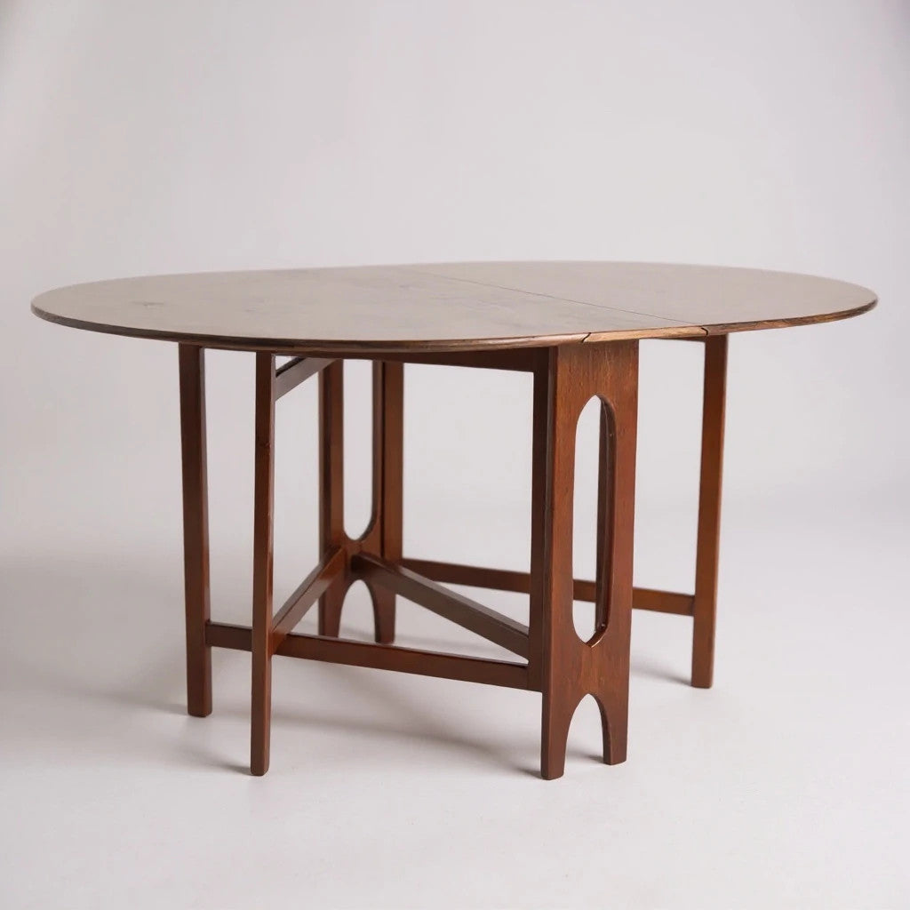 Mid Century McIntosh Drop Leaf Dining Table, Vintage Teak Extendable Table, 1960s