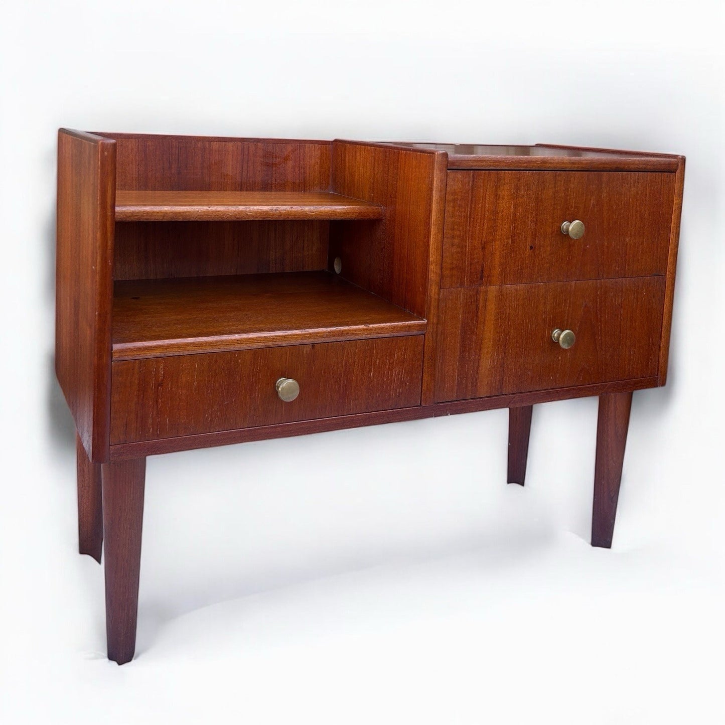 Mid Century Danish Teak Telephone Table