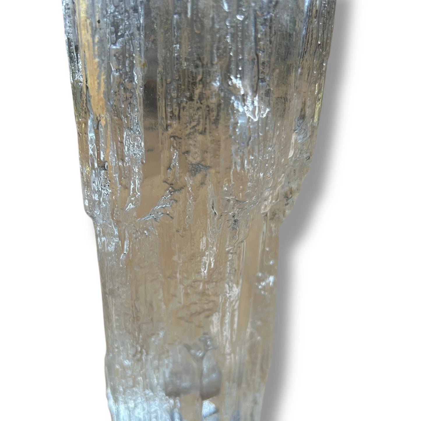 Mid Century Modern Finnish Tapio Wirkkala Ice Glass Vase