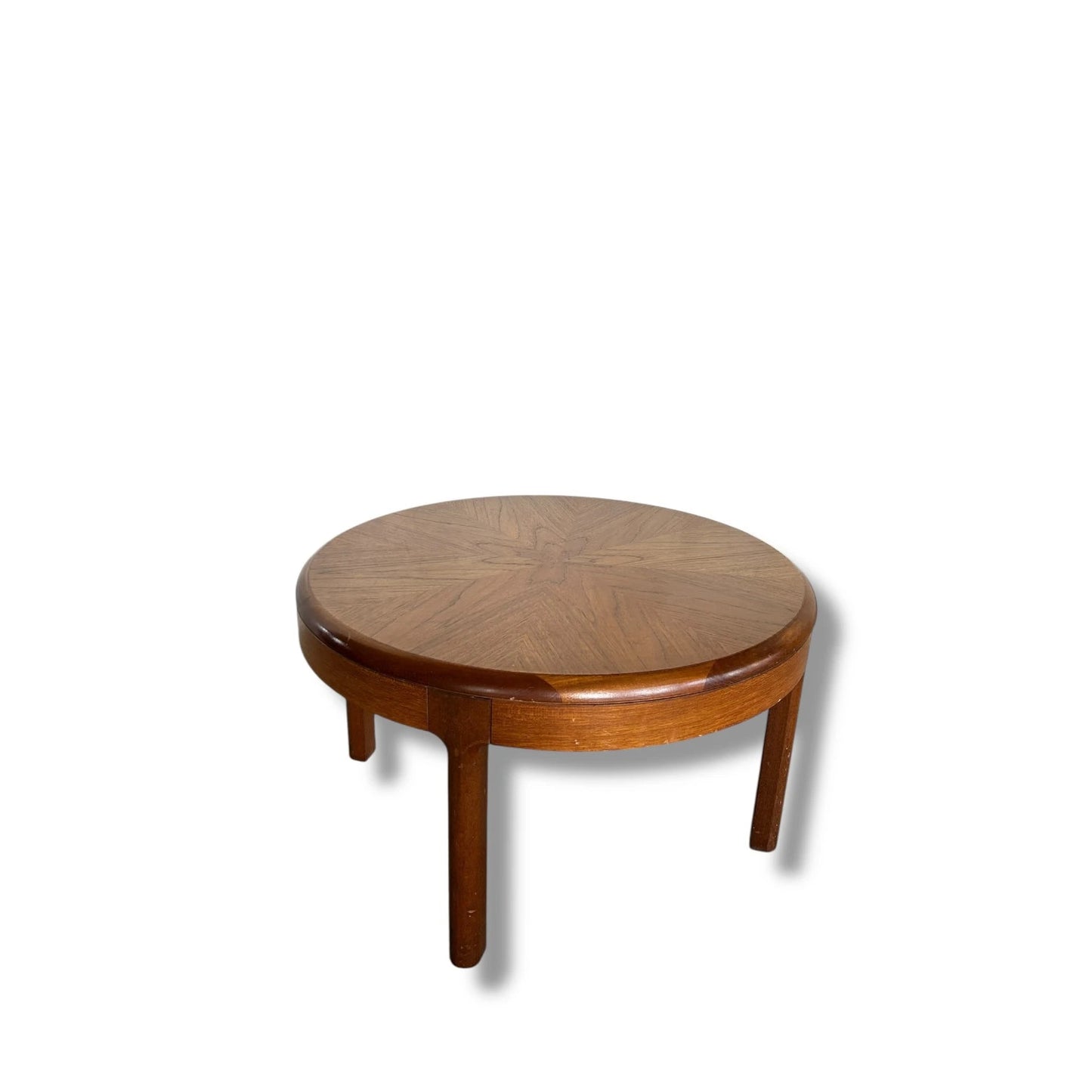Mid Century Modern Danish Style Sunburst Coffee Table