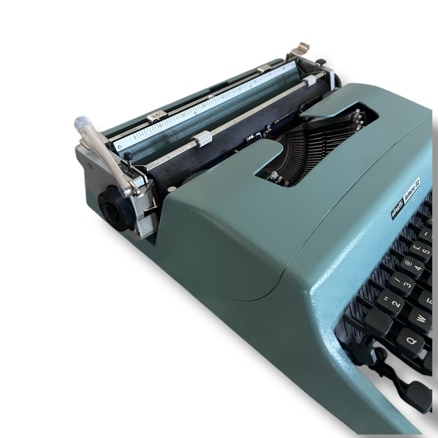 Mid Century Olivetti Lettera 32 Portable Typewriter