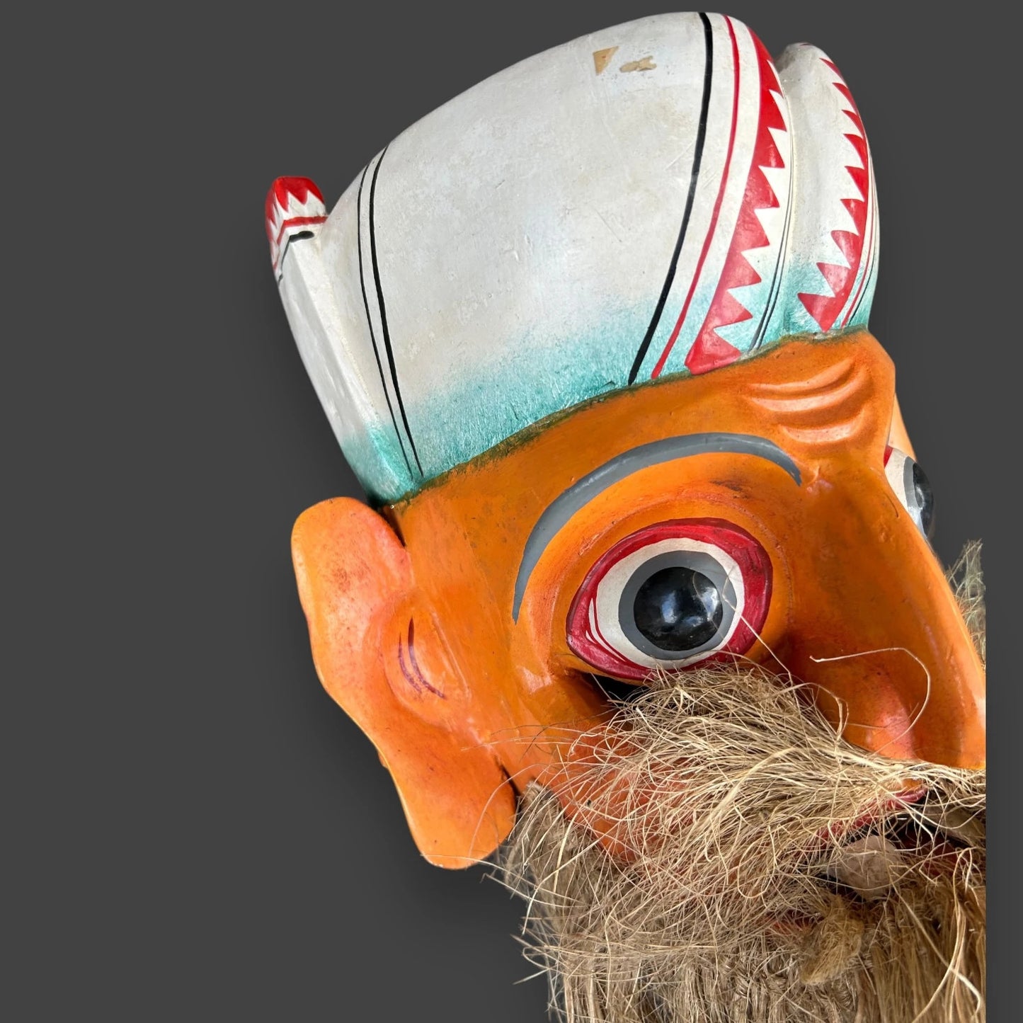 Mid Century Sri Lanka Wood Mask