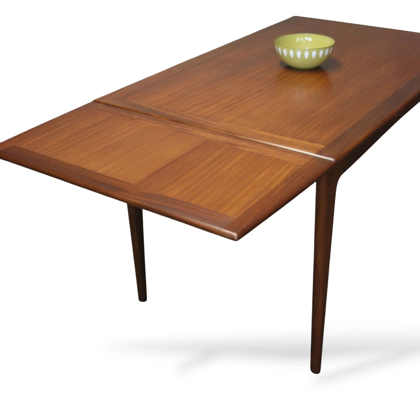 Mid-Century John Herbert Younger ‘Fonseca’ Extending Dining Table | Teak & Afromosia Draw-Leaf Table