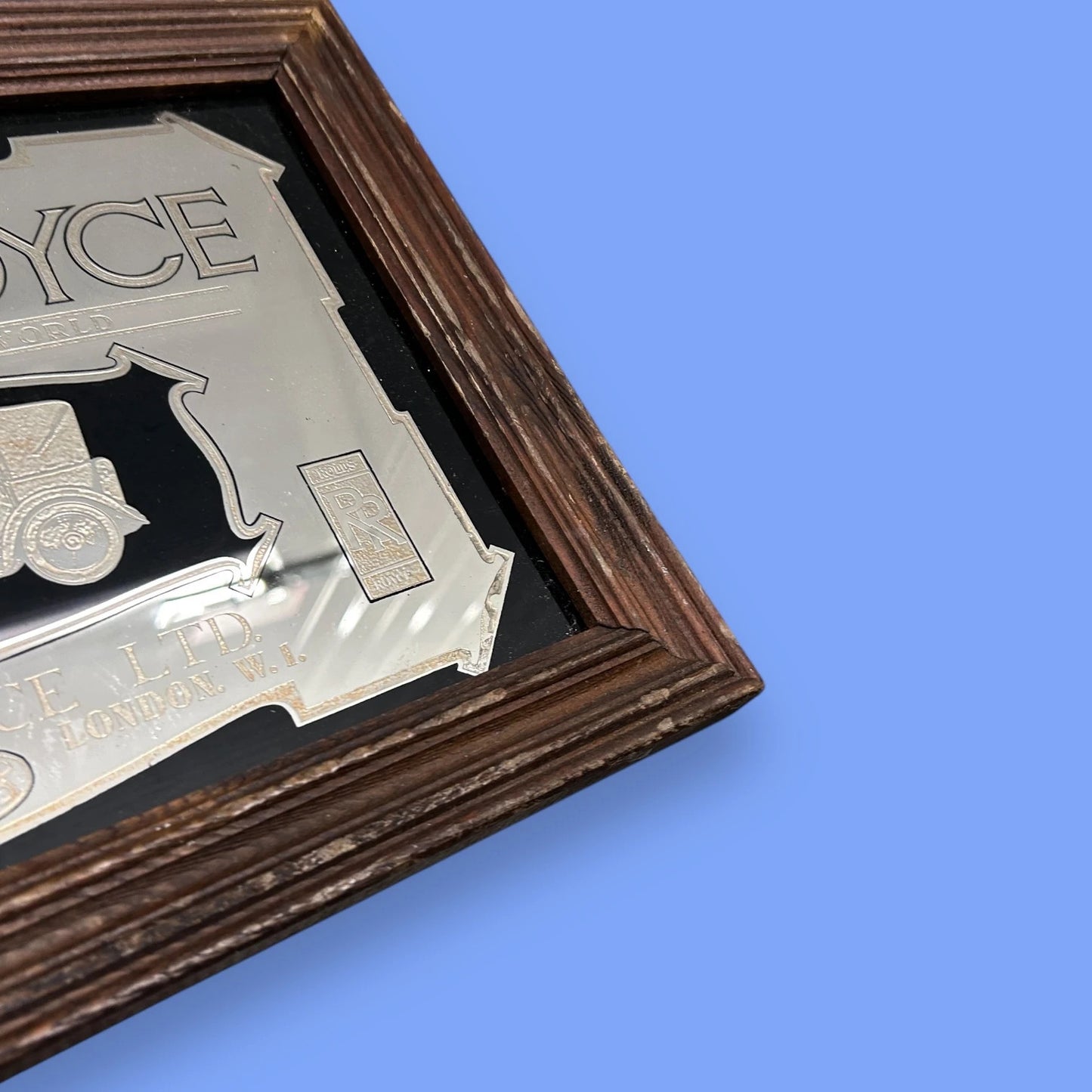 Vintage 1980s Rolls-Royce mirror picture frame