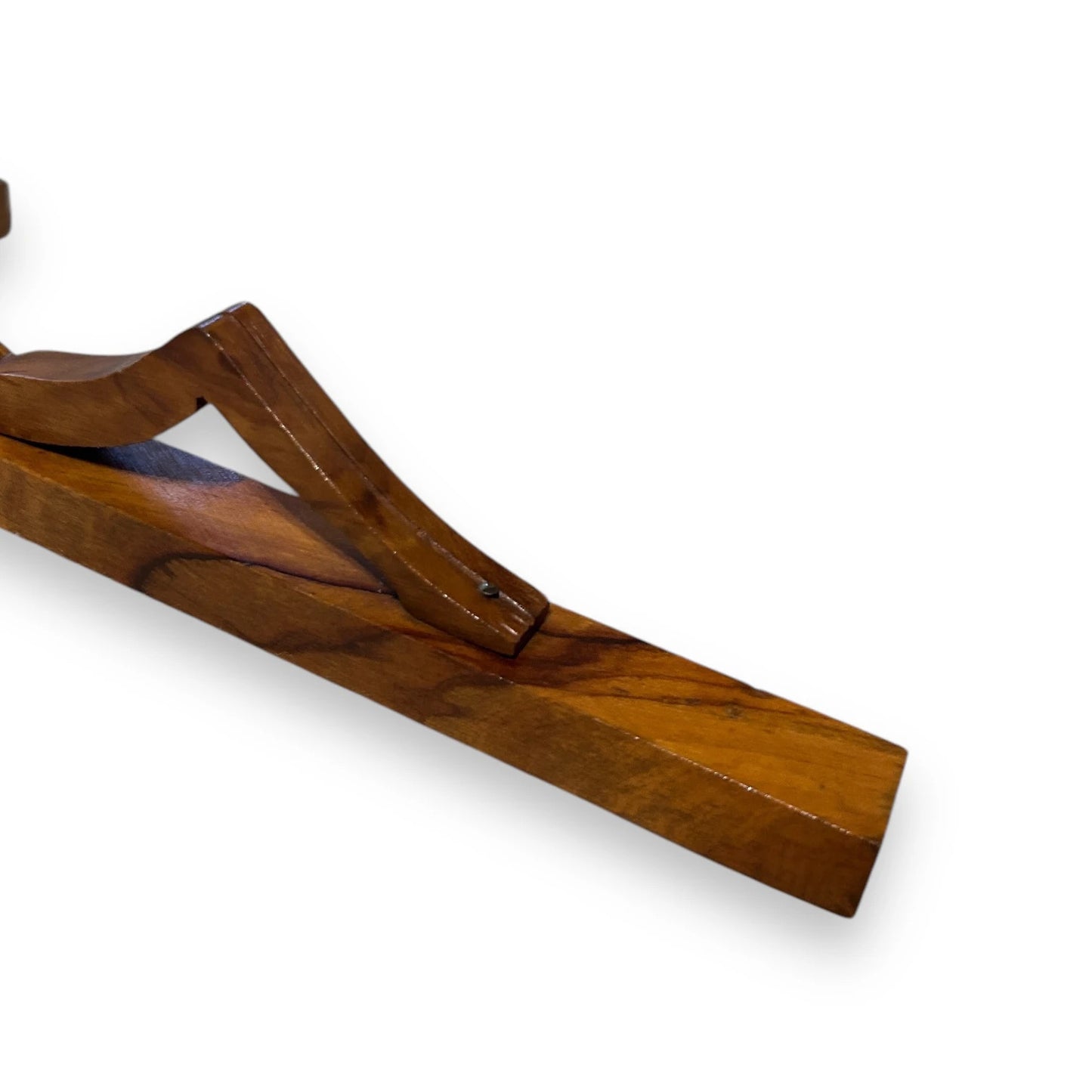 Mid Century Olive Wood Carved Crucifix