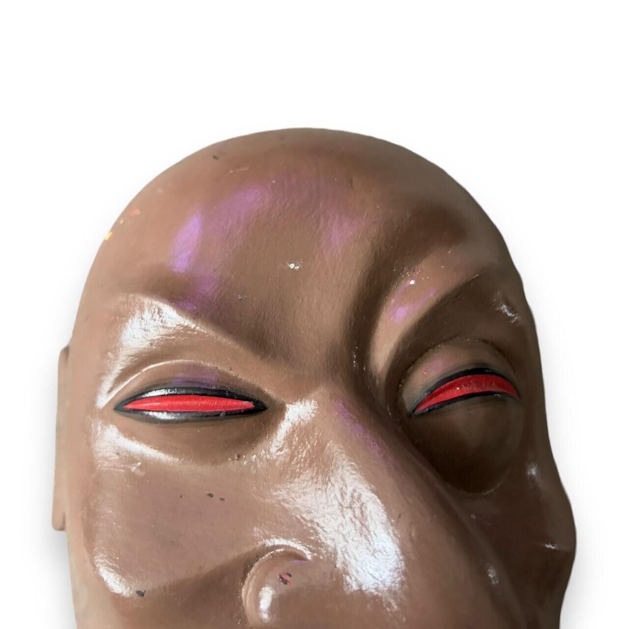 Mid Century Scary Carved Wall Mask