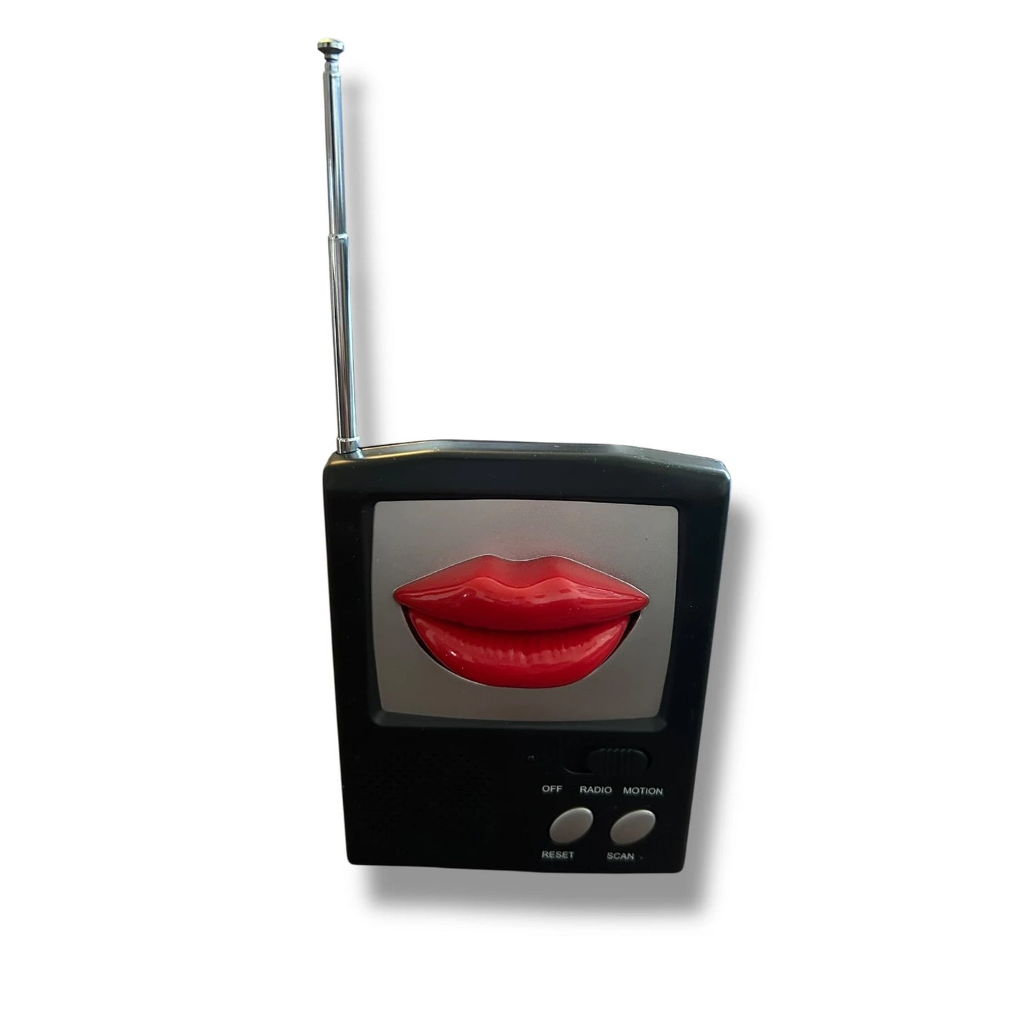 Vintage 1990s Talking FM Novelty Radio – Lips Mouth Animation