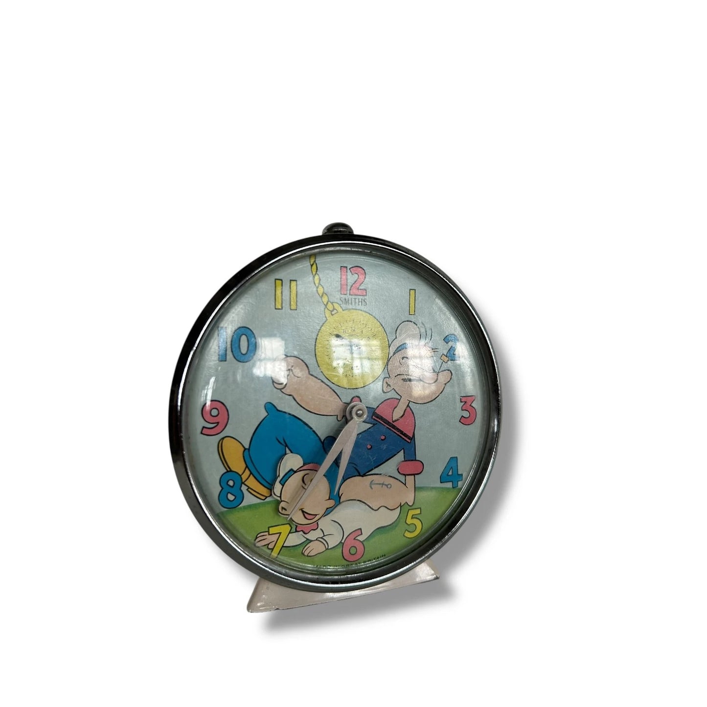 Vintage 1950s Smiths Popeye Alarm Clock – Mid-Century
