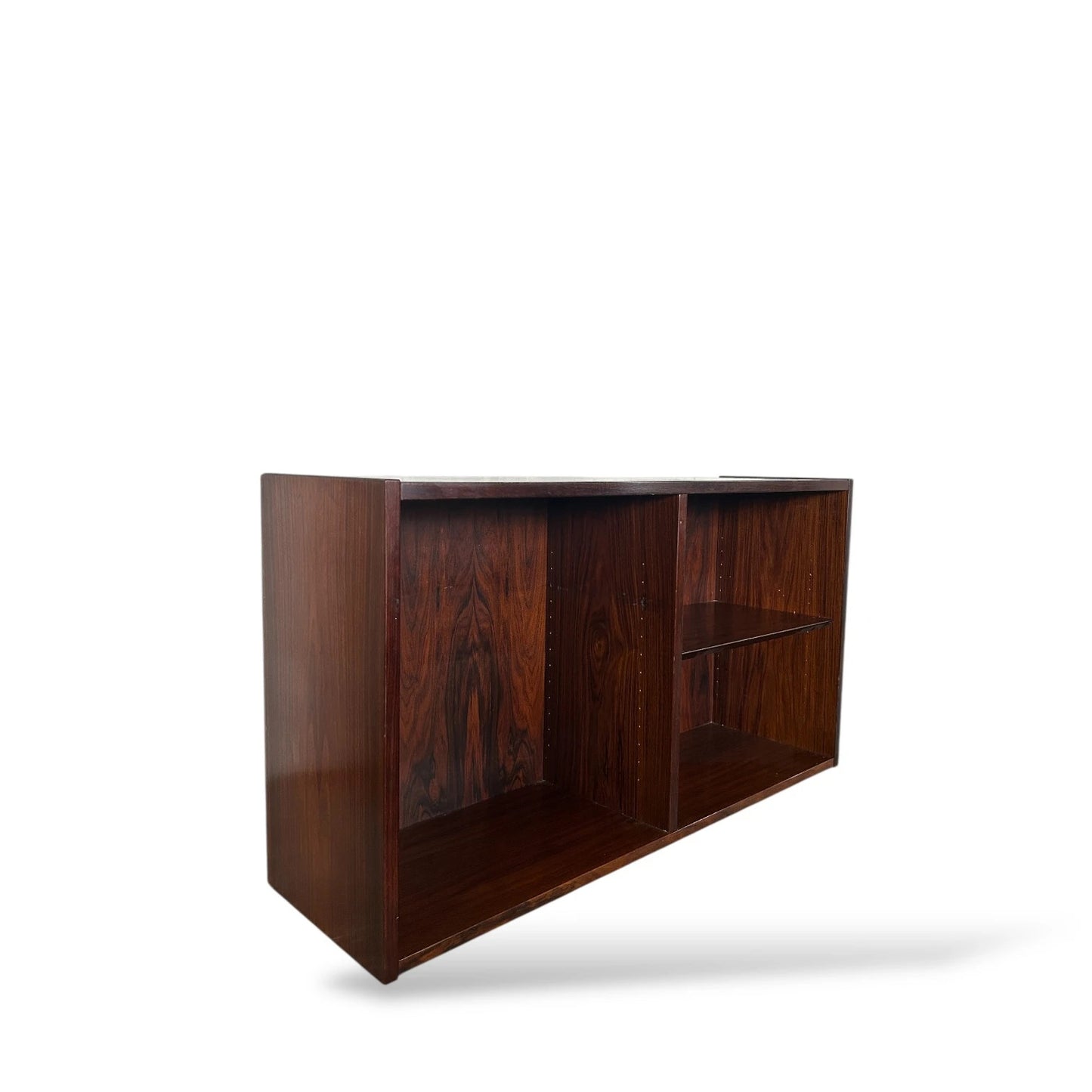 Poul Hundevad Rosewood Display Unit – Danish Mid Century Modern Bookcase Shelving 1960s