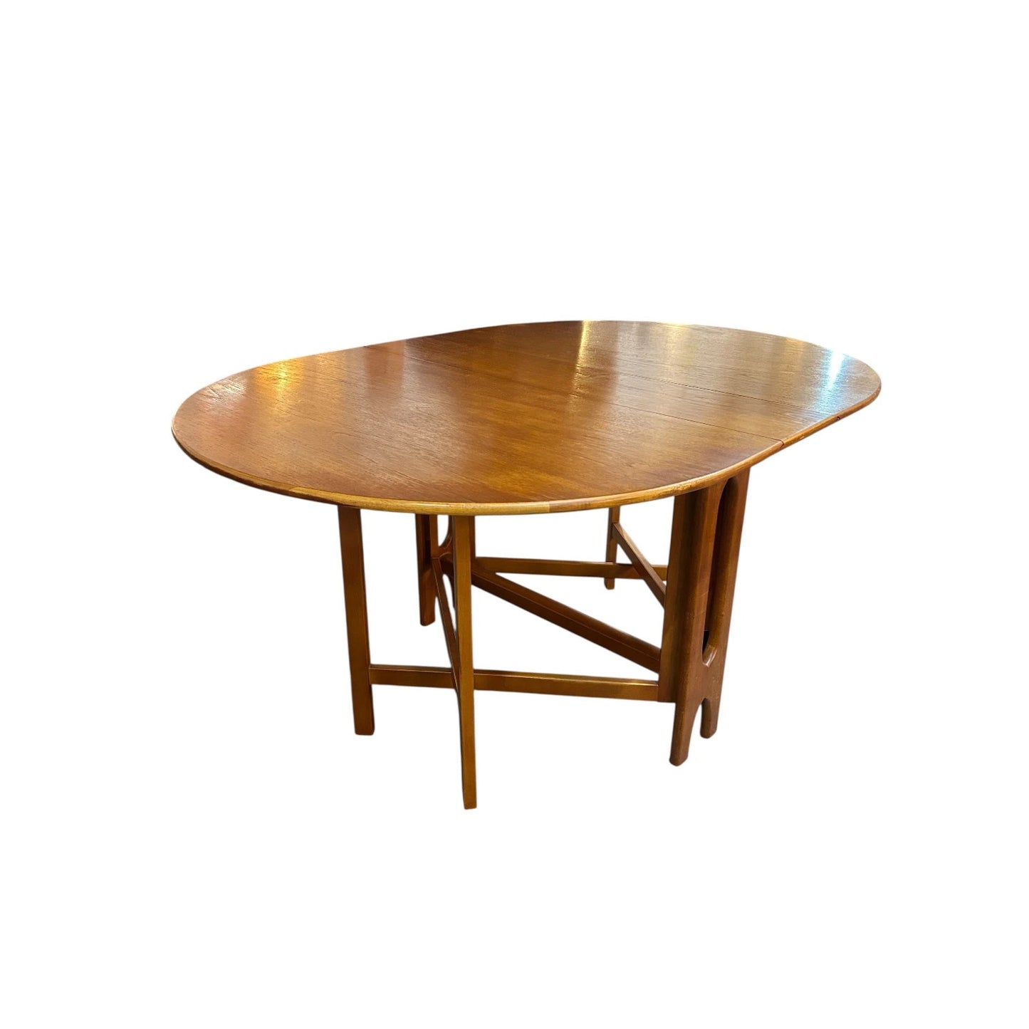 Mid Century McIntosh Drop Leaf Dining Table – Teak Gateleg Table 1960s Extendable Vintage