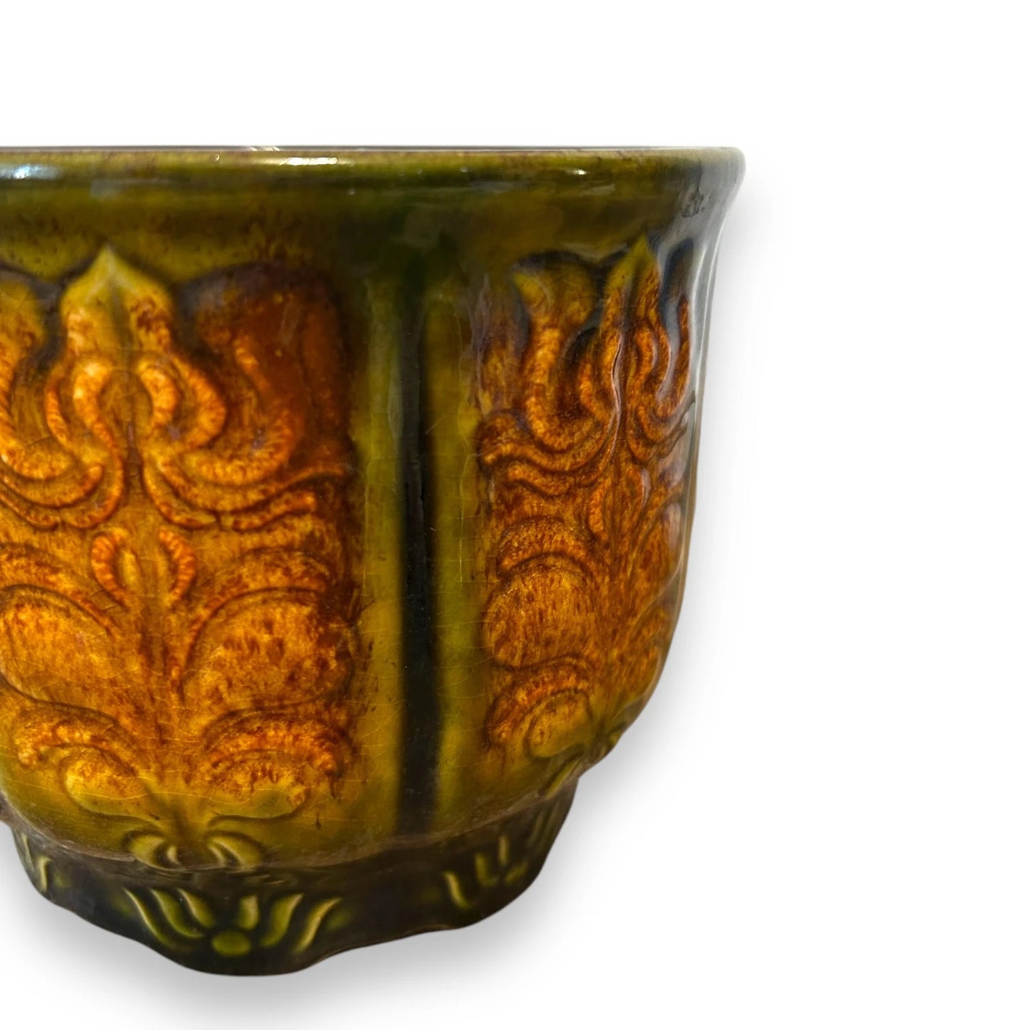 Mid Century West German Lava Plant Pot