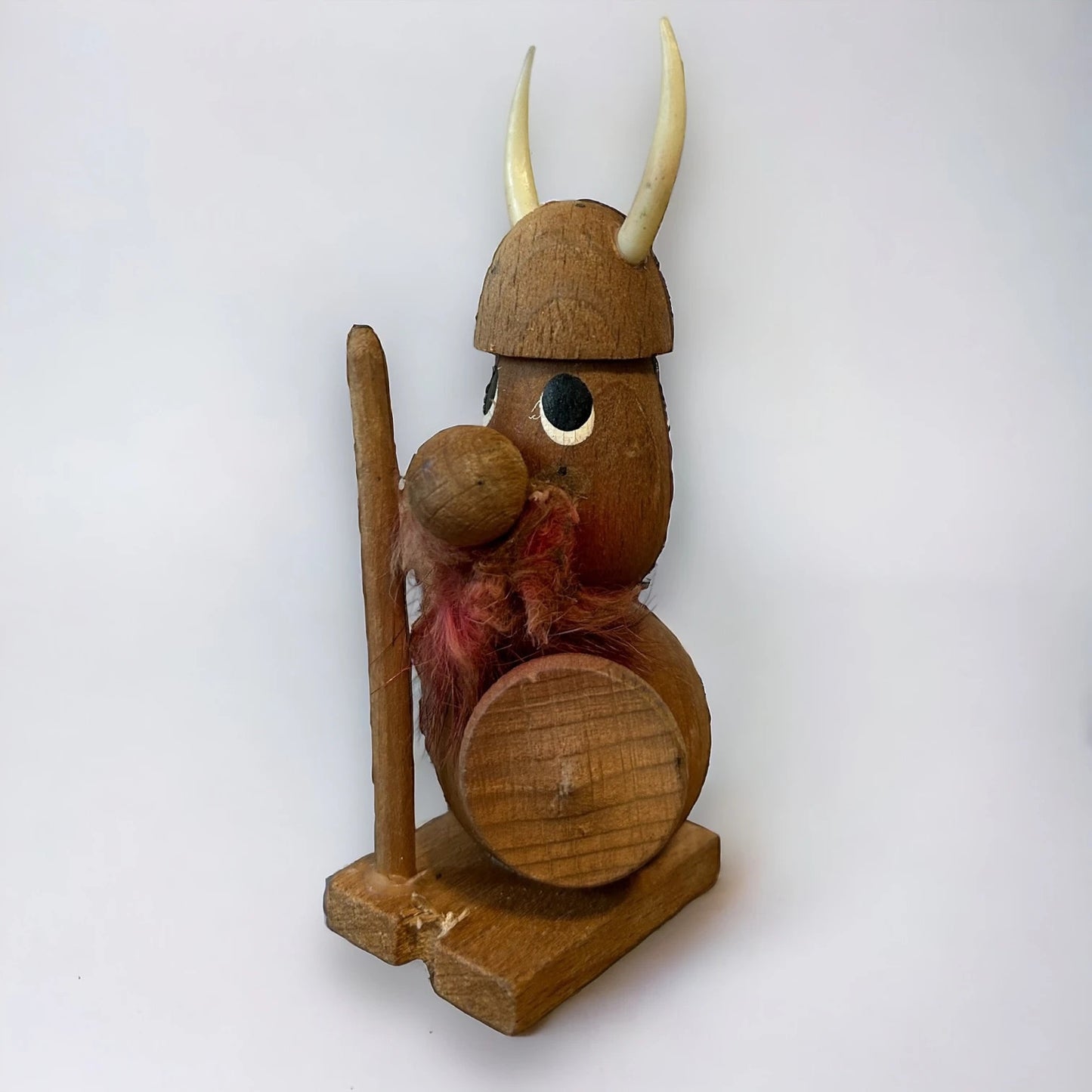 Mid centuries Danish Viking teak wood figure