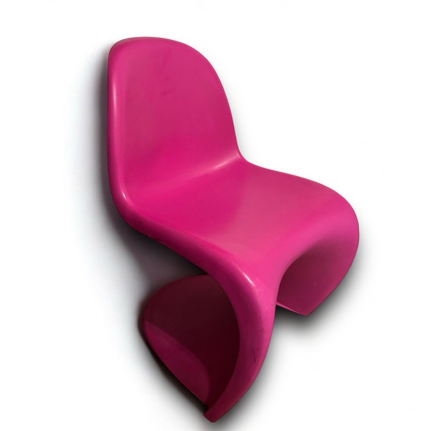 vintage vitra verner panton hot pink chair