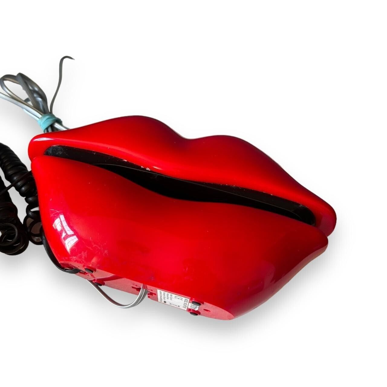 Vintage 1990s Pop Art Lips Telephone Landline