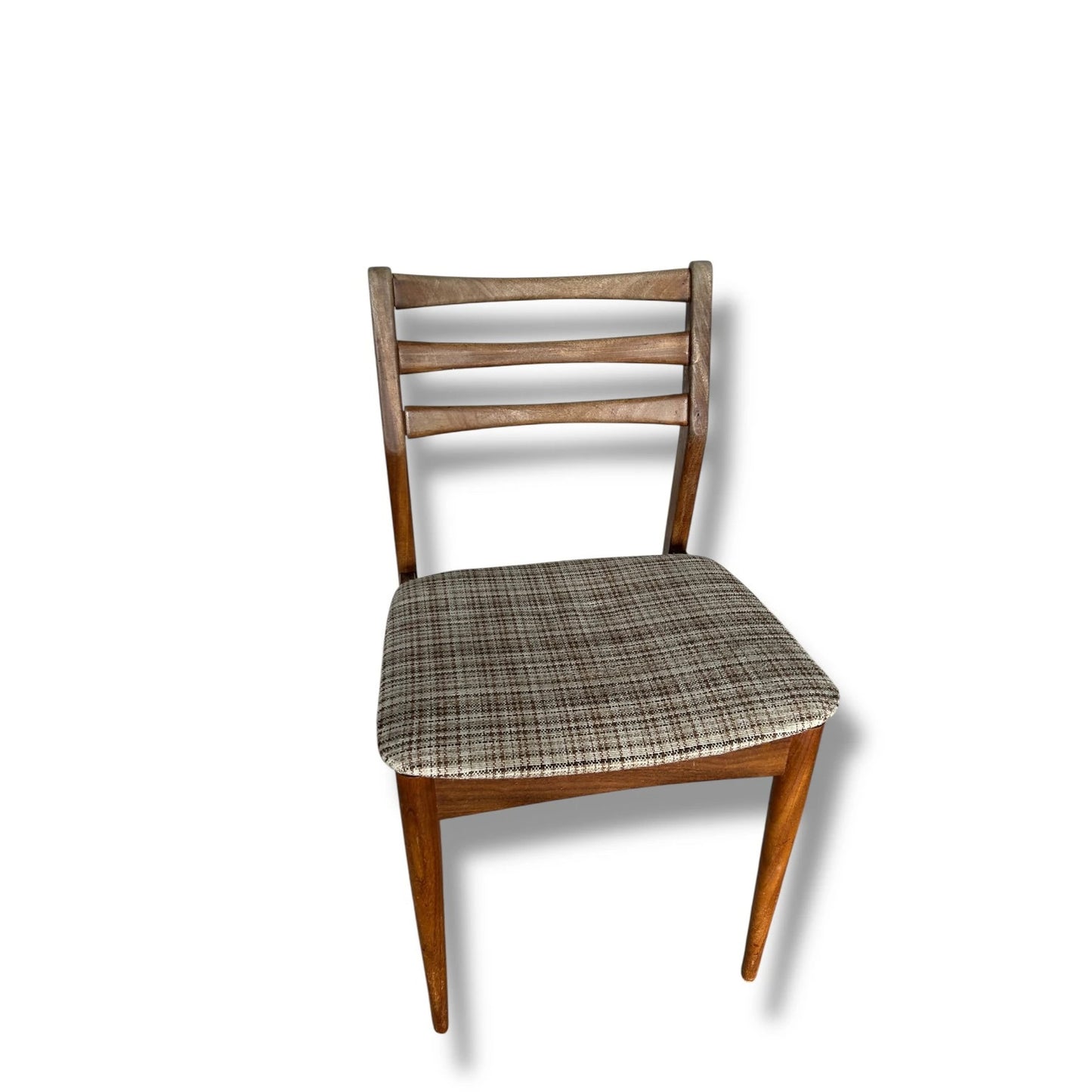 Pair of G Plan Mid Century Modern Dining Chairs – Low Back Horizontal Slat Chairs
