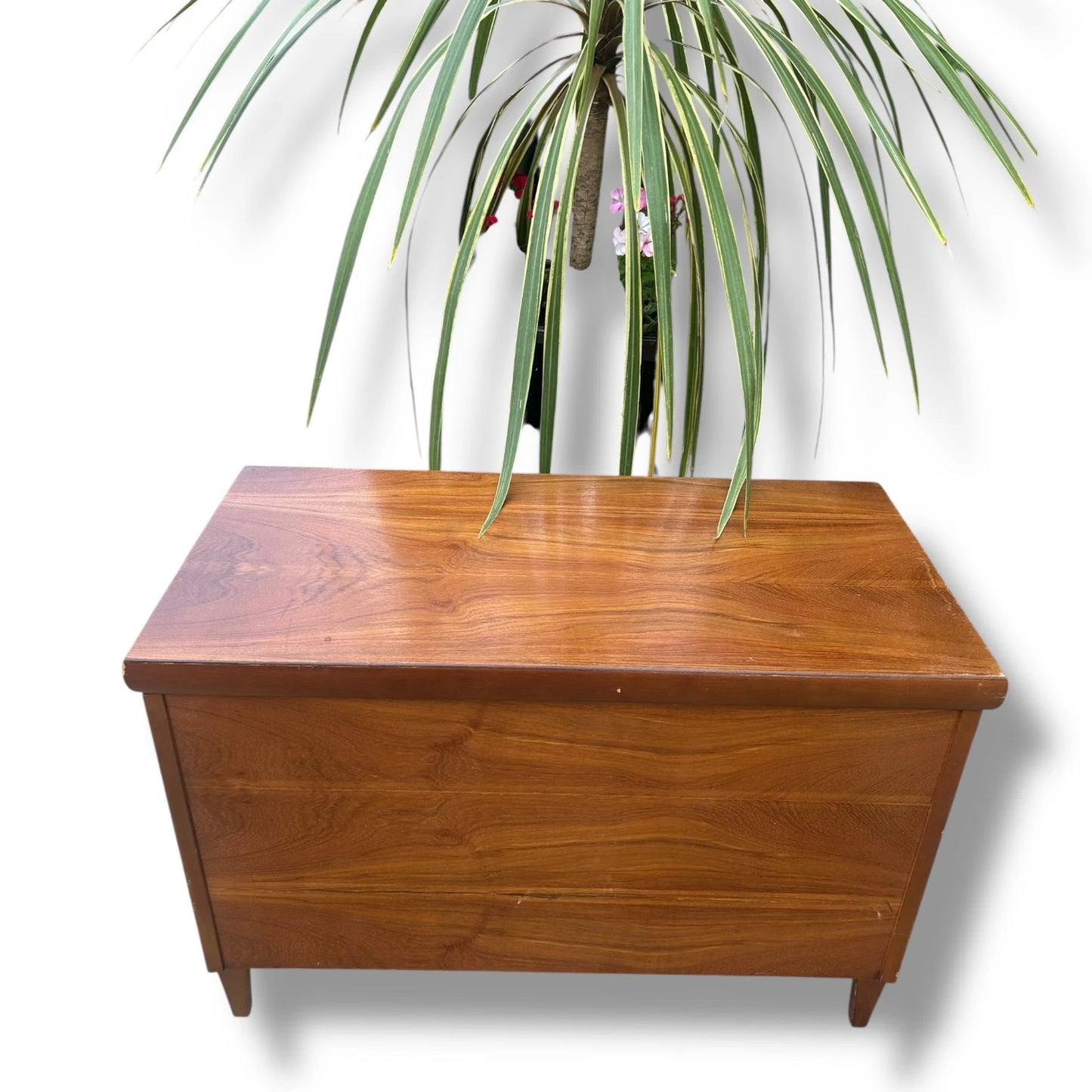 Mid-Century Teak Blanket Box – Vintage Storage Chest / Bench | Retro Scandinavian Style