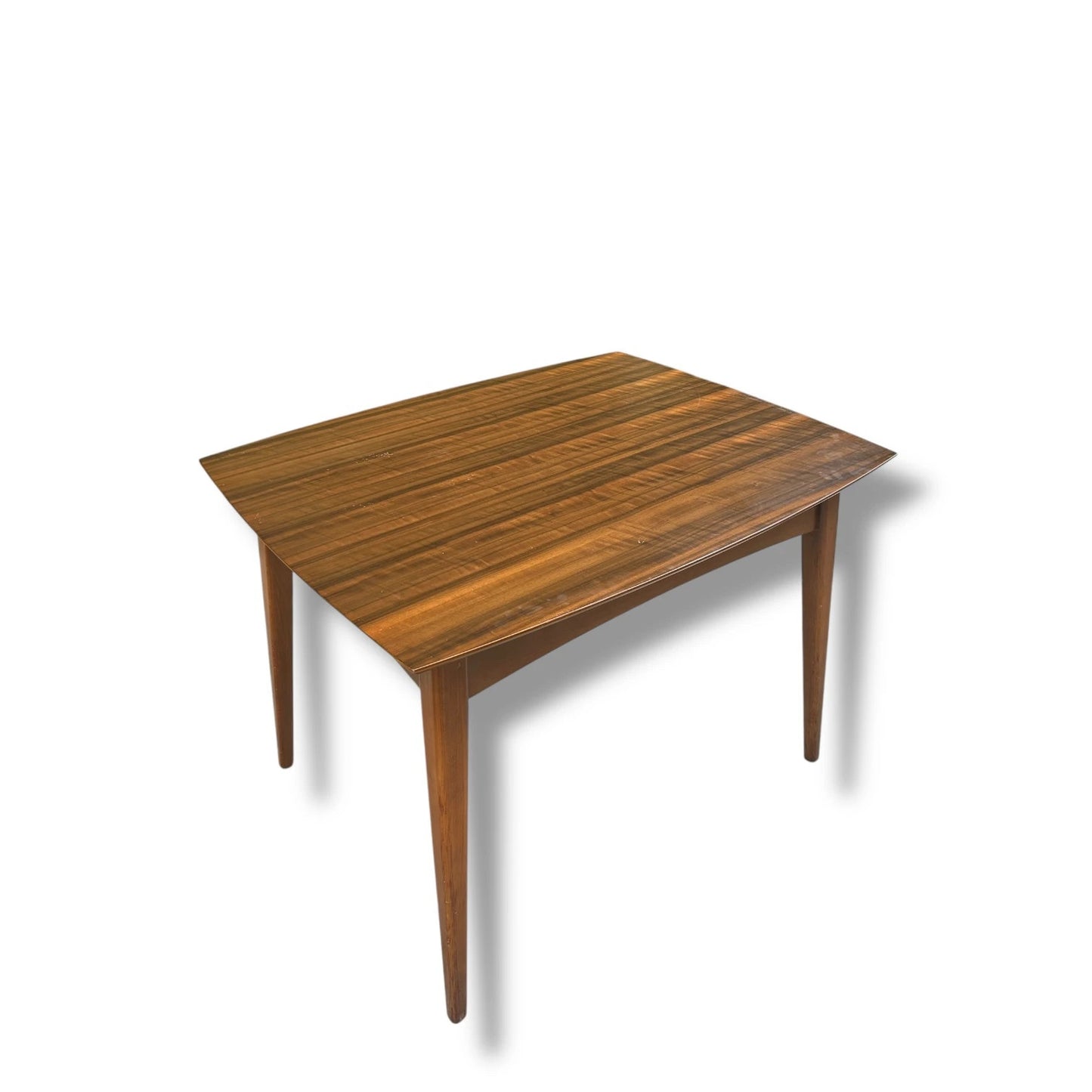 Mid Century Modern Mahogany Wood Extending Table