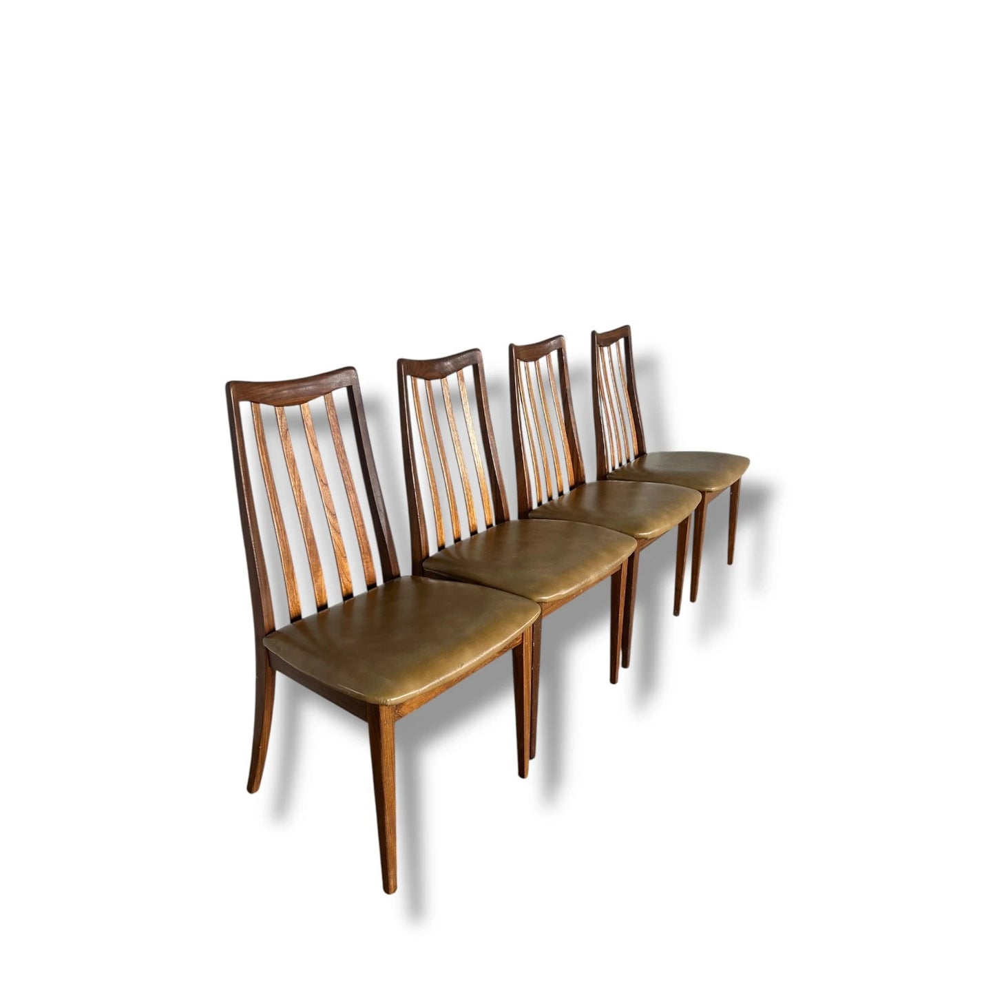 Set of 4 Mid Century G-Plan Fresco Teak Dining Chairs
