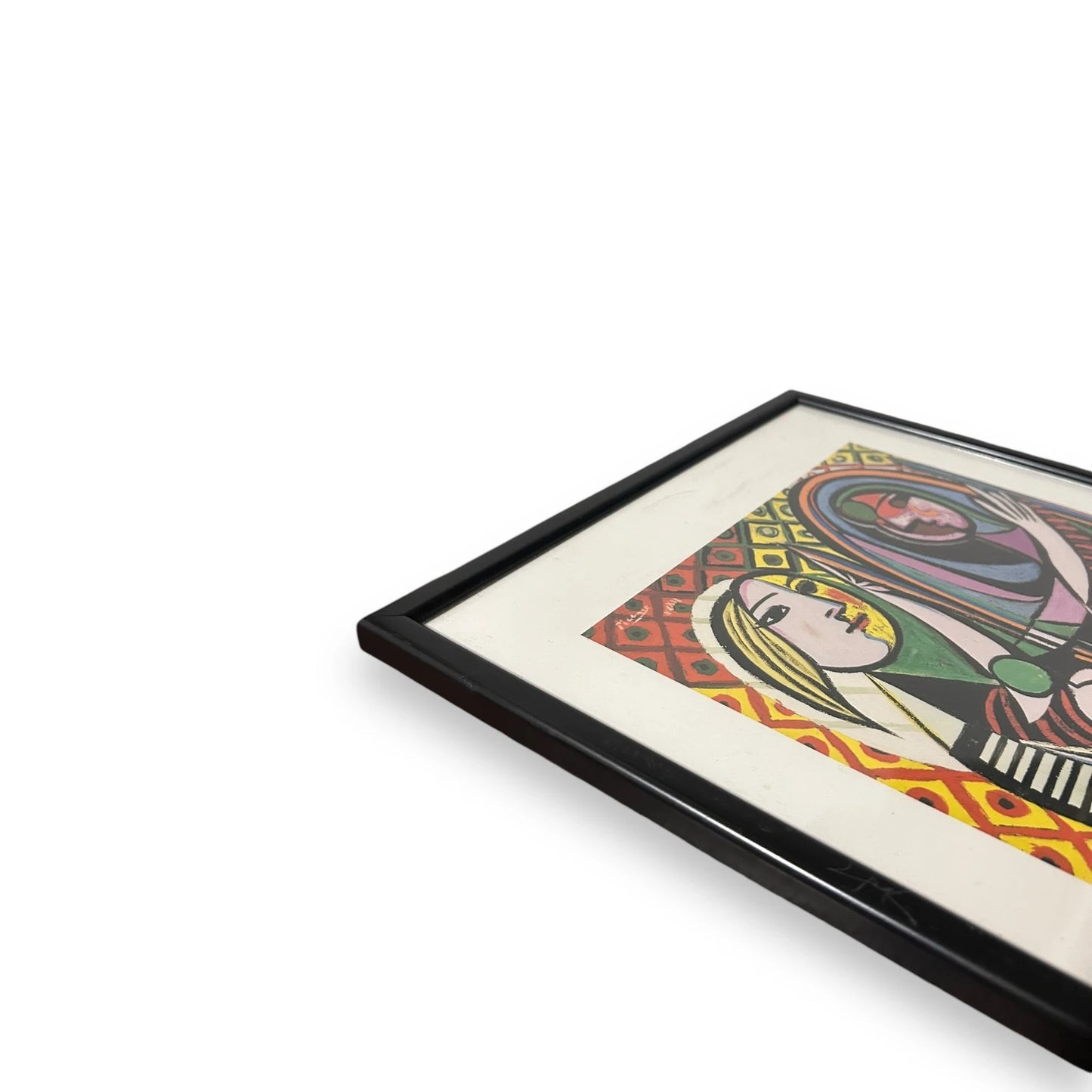 Vintage 90s Pablo Picasso Abstract Framed Art