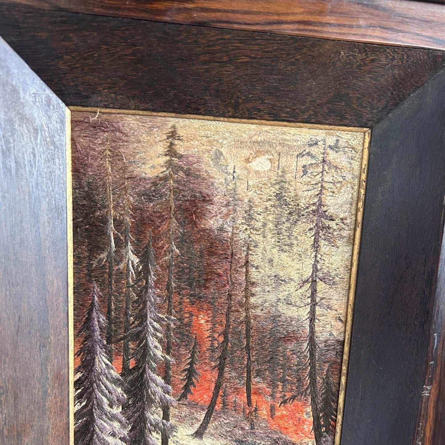 Antique Japanese Silk Embroidered Painting