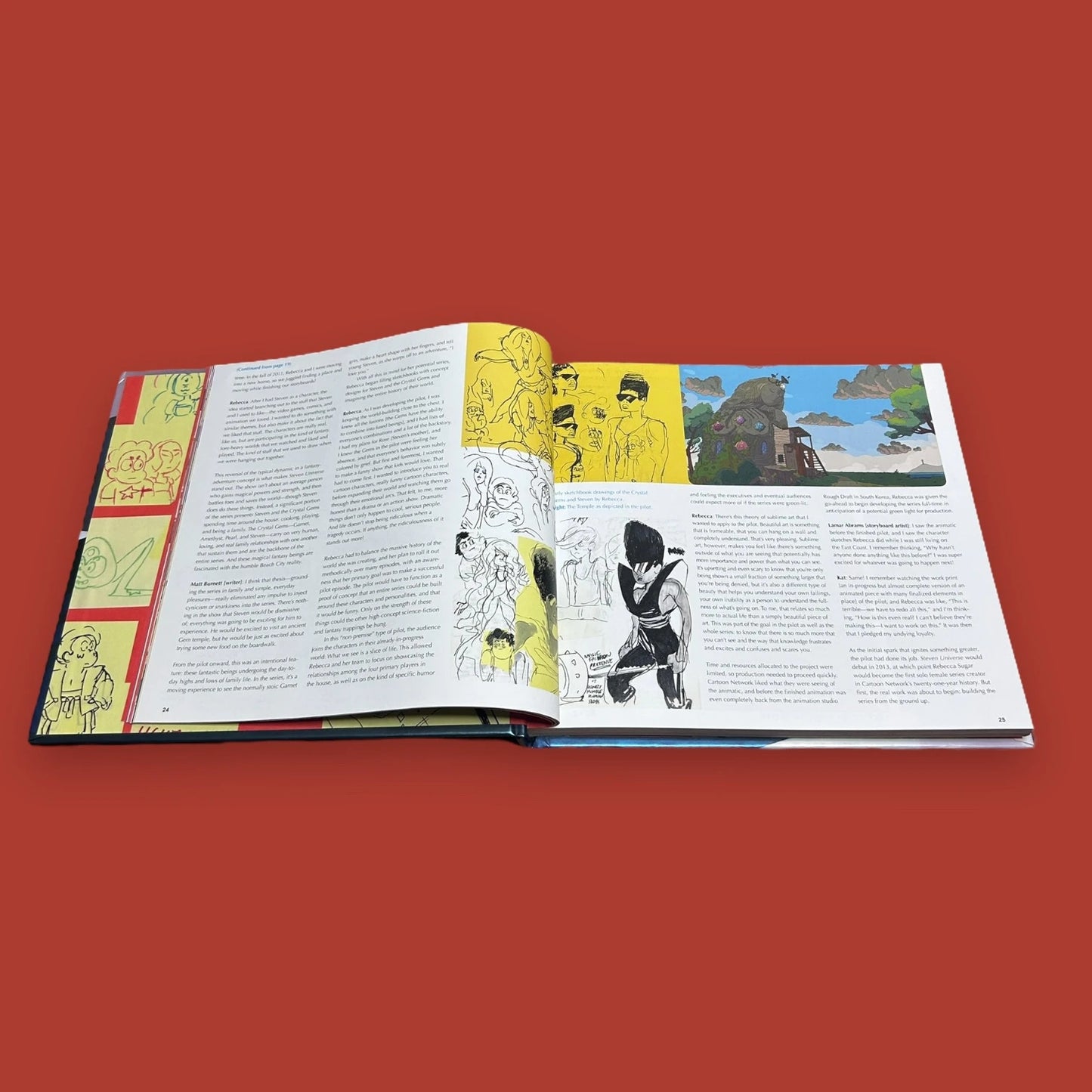 Steven Universe Art & Origins Hardback Book