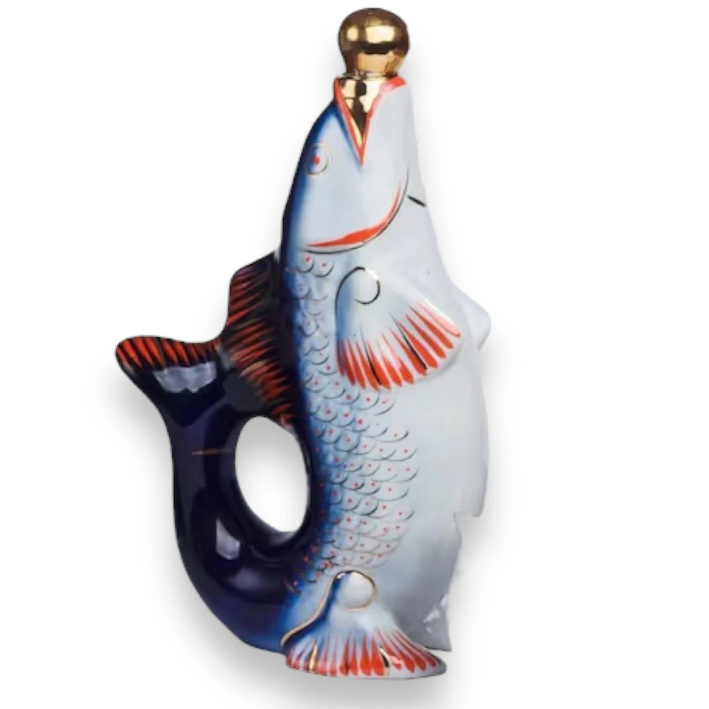 Vintage 1970s USSR Fish Decanter Set