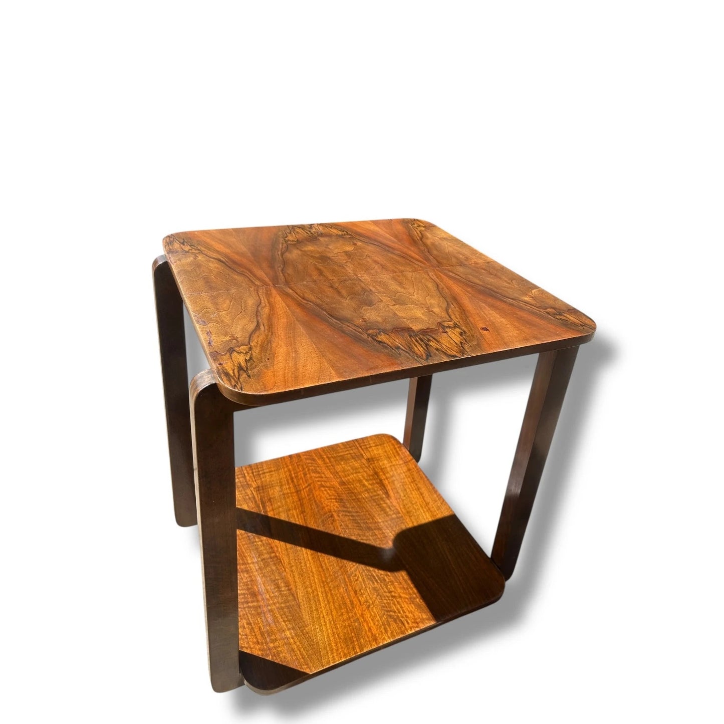 1930s Art Deco Walnut Drinks Trolley – Vintage Bar Cart