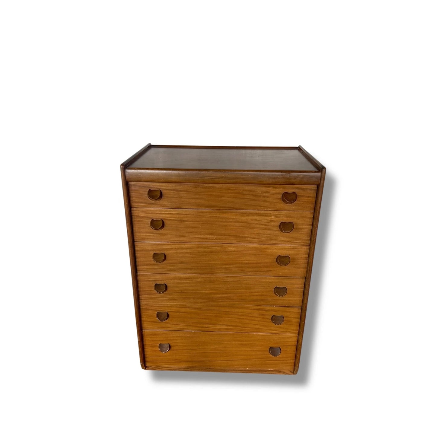 Mid Century Modern Tallboy Chest of Drawers by White & Newton
