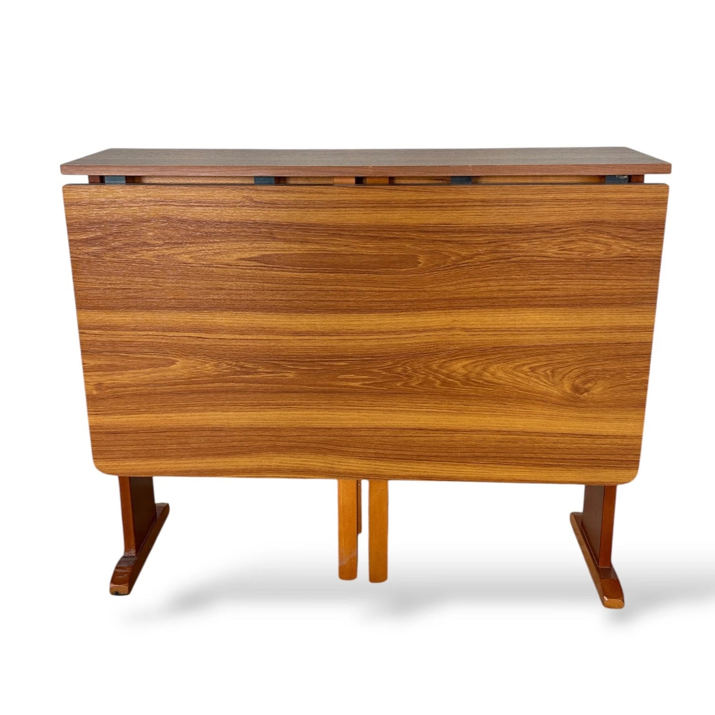 Mid Century Drop Leaf Dining Table – Extendable Wooden Kitchen Table