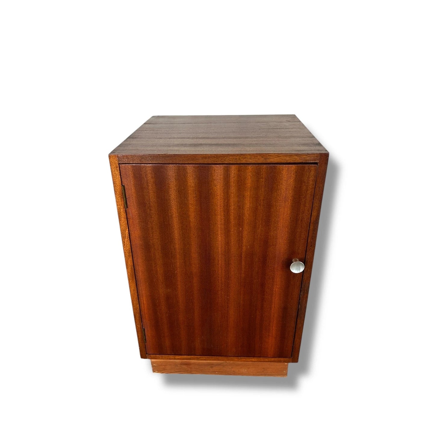 Vintage Mid Century Modern Bedside Cabinet – Dragon Scale Pattern