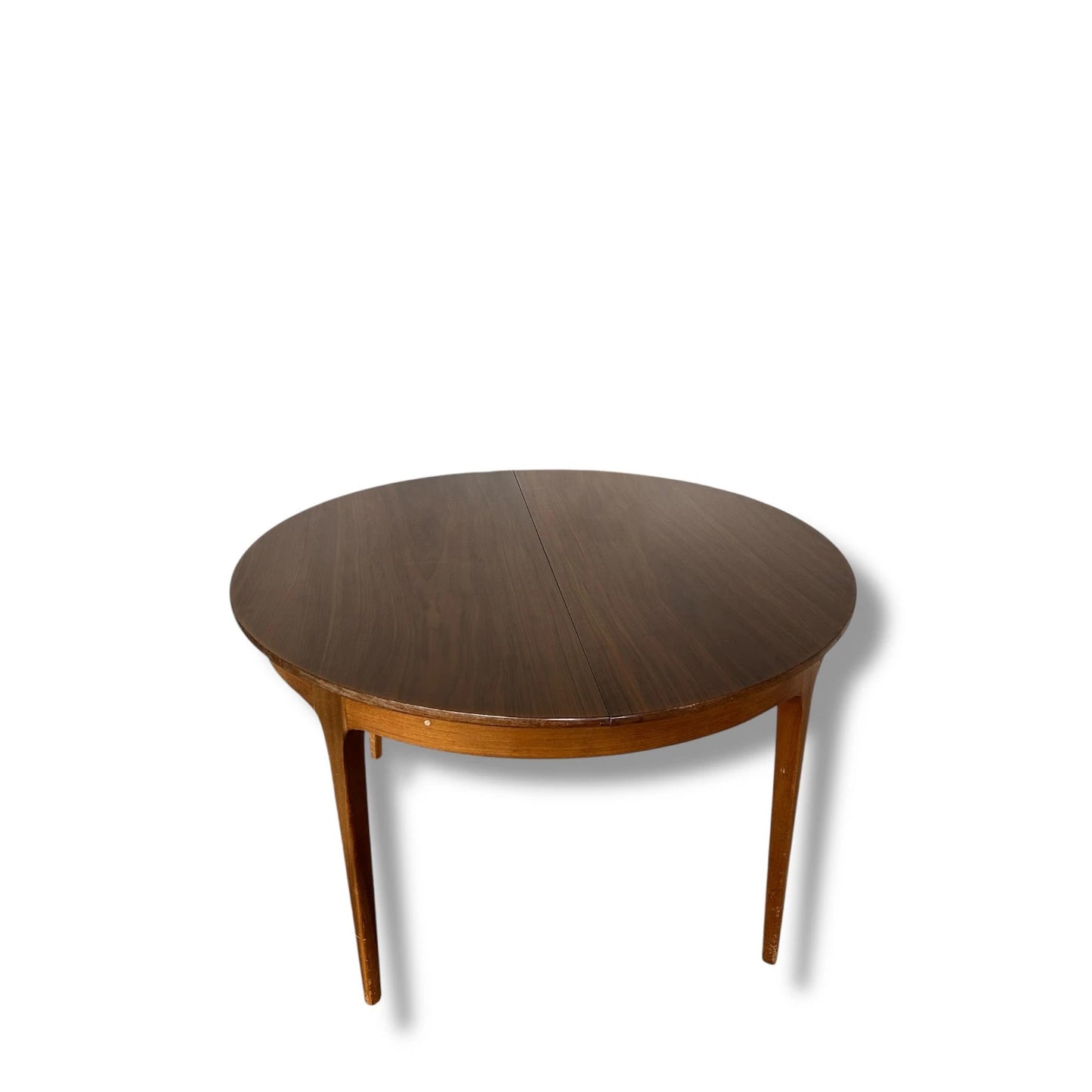 Mid Century Modern Nathan Round Extending Dining Table | Vintage Teak Table 1960s