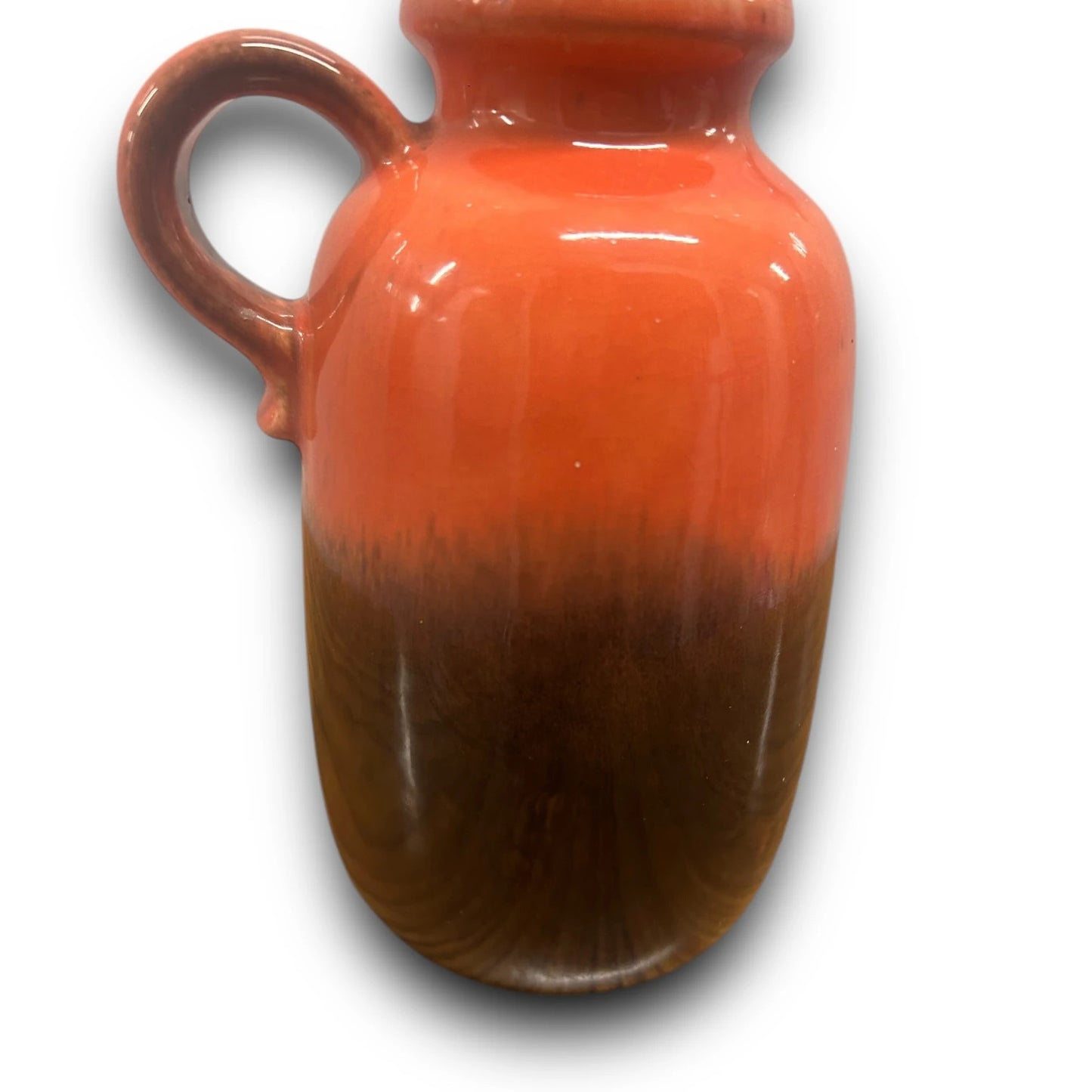 Mid Century West German Lava Pottery Jug