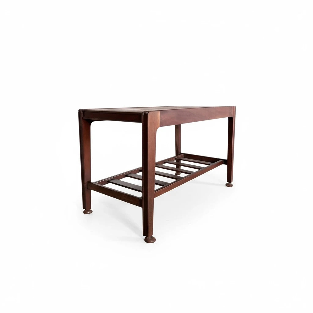 Mid Century Remploy Coffee Table with Shelf | Vintage Teak Side Table