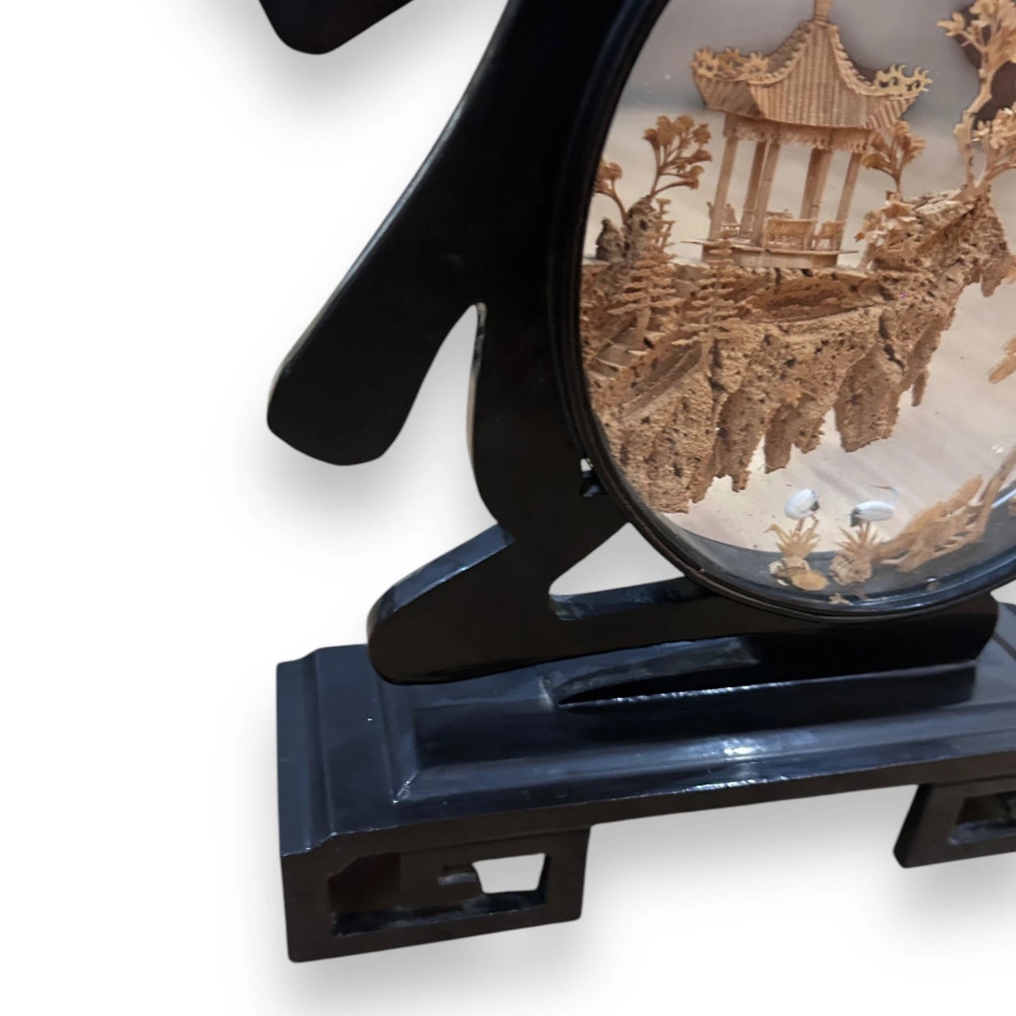 Mid Century Chinese Cork Art Diorama