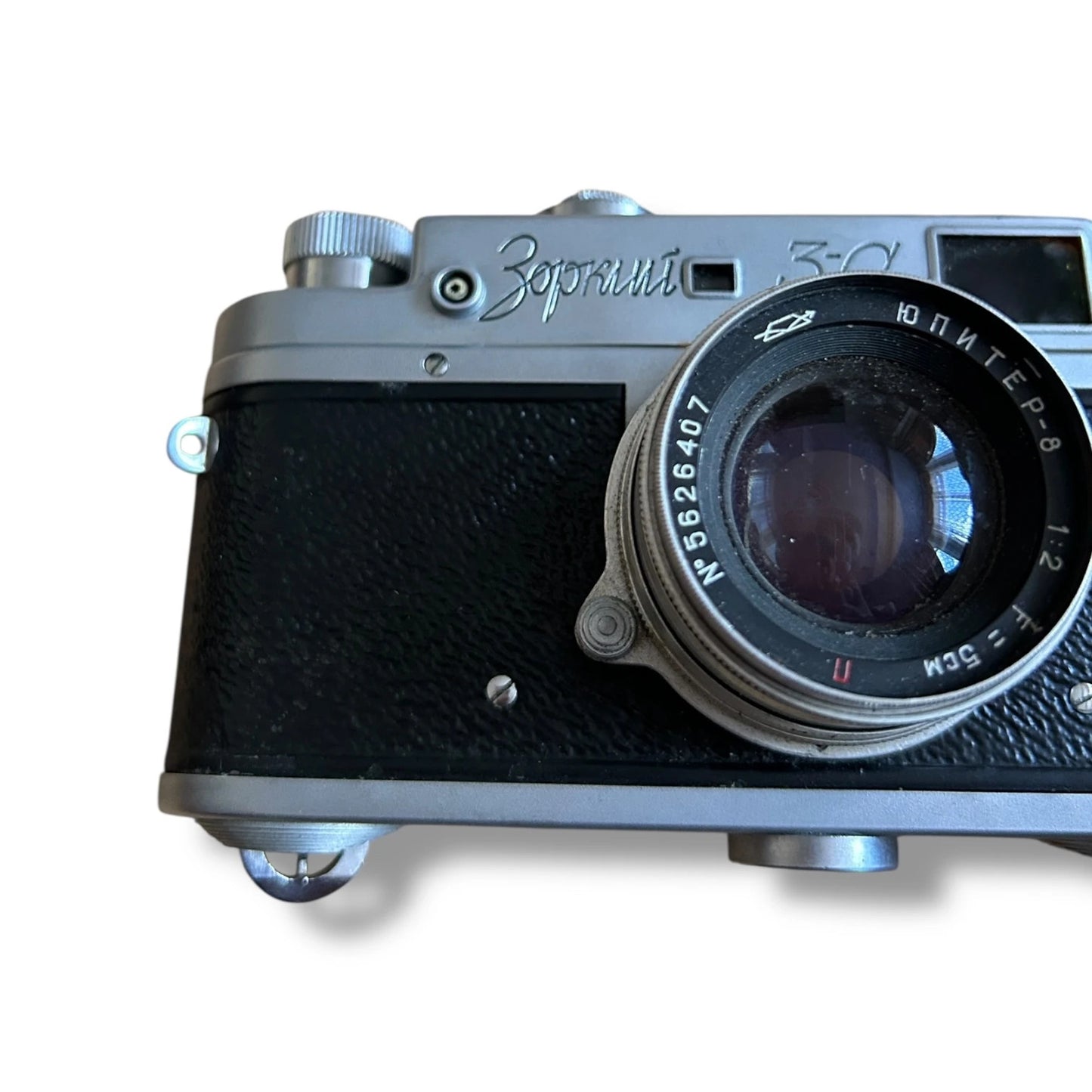 Vintage 1950s Zorki 3C 35mm Rangefinder Film Camera