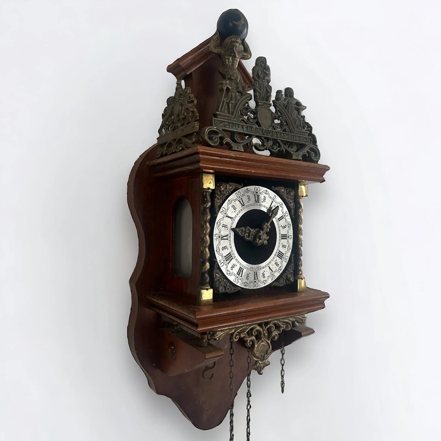 Vintage 1960s Dutch Pendulum Atlas Clock