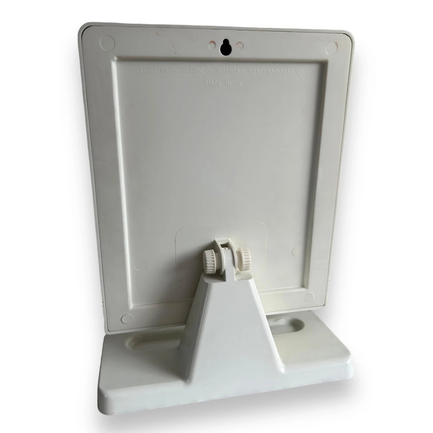 Mid century mint green tilting vanity mirror