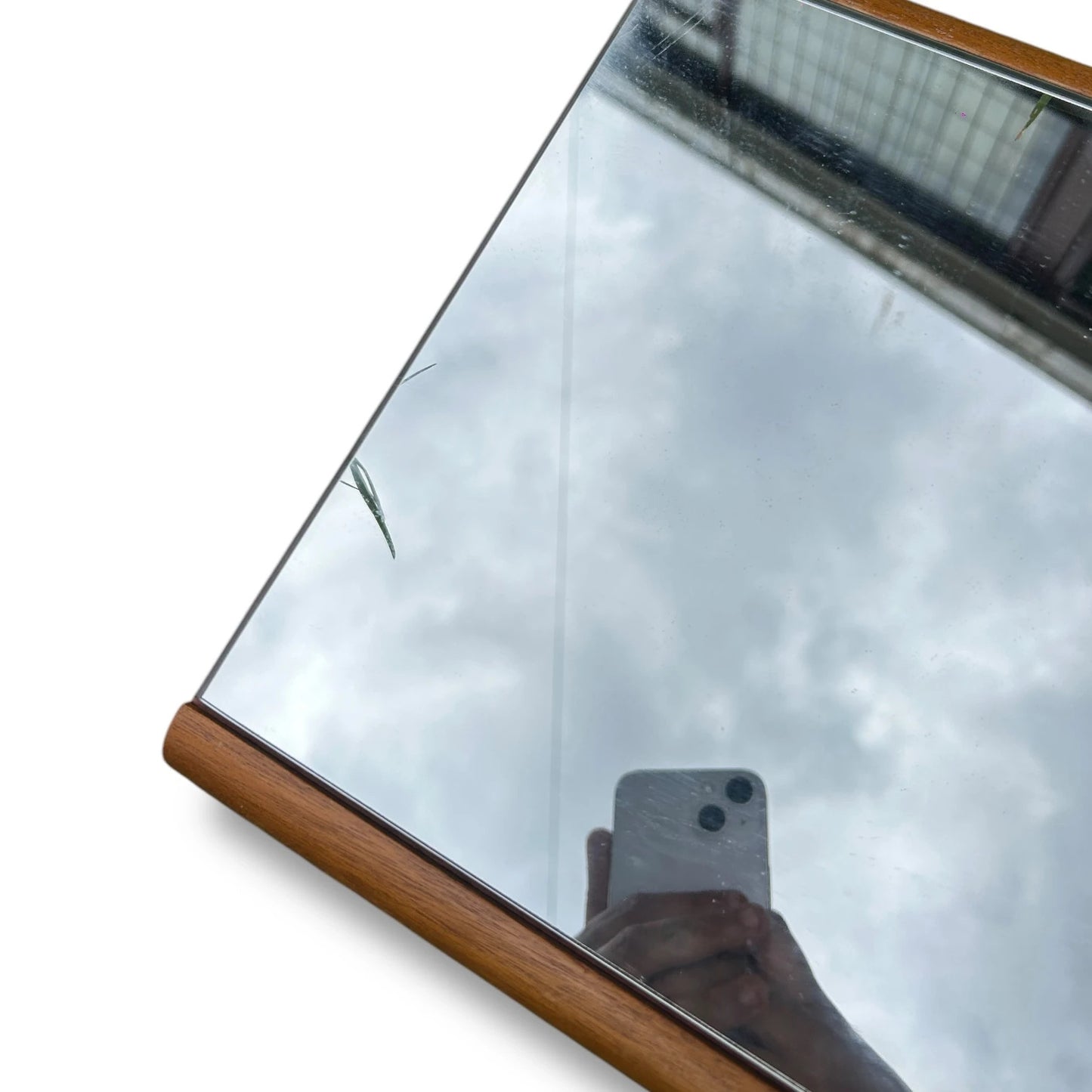 Mid Century Danish Teak Wood Mirror