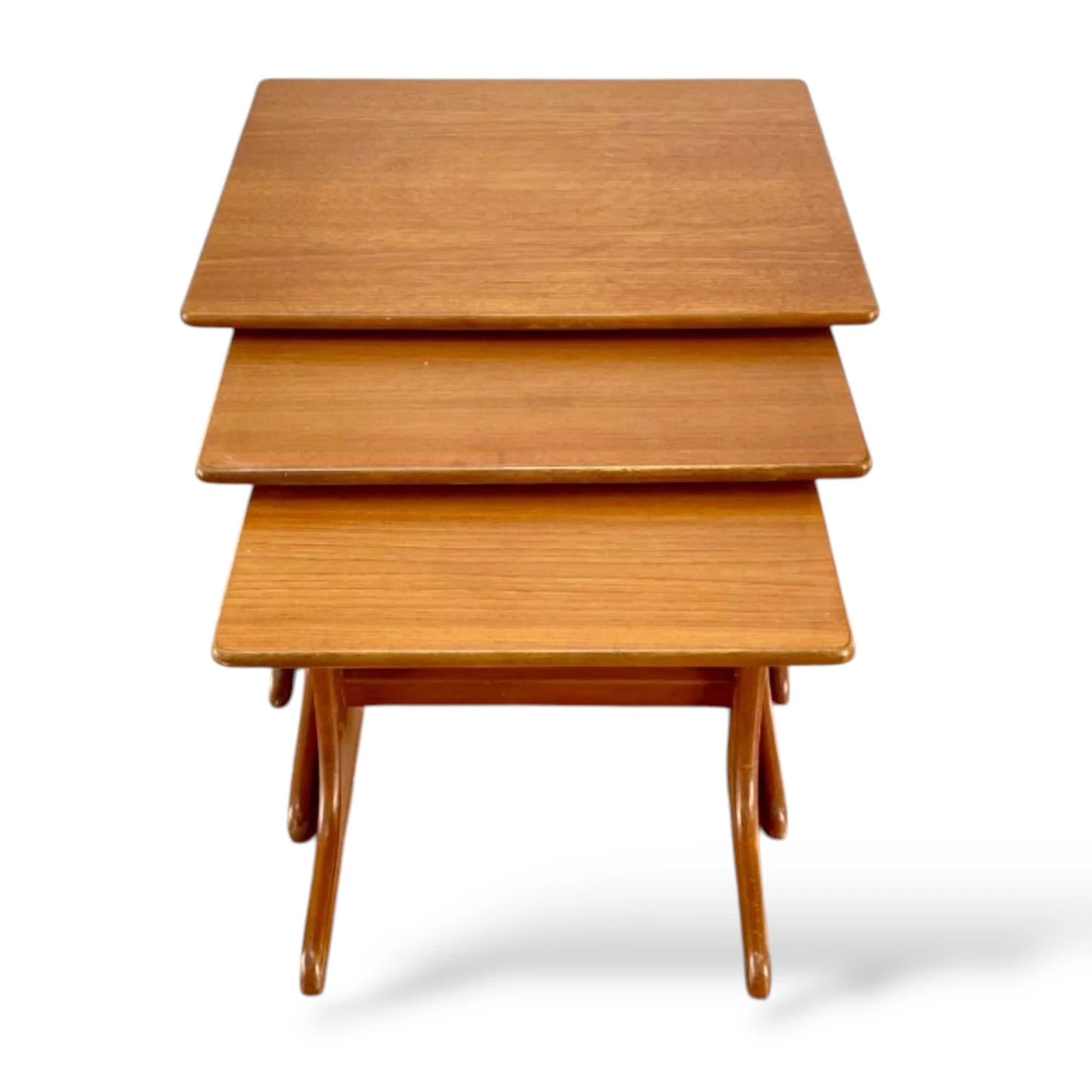 G Plan Teak Nest of 3 Coffee Tables | Mid-Century Modern Vintage Side Tables