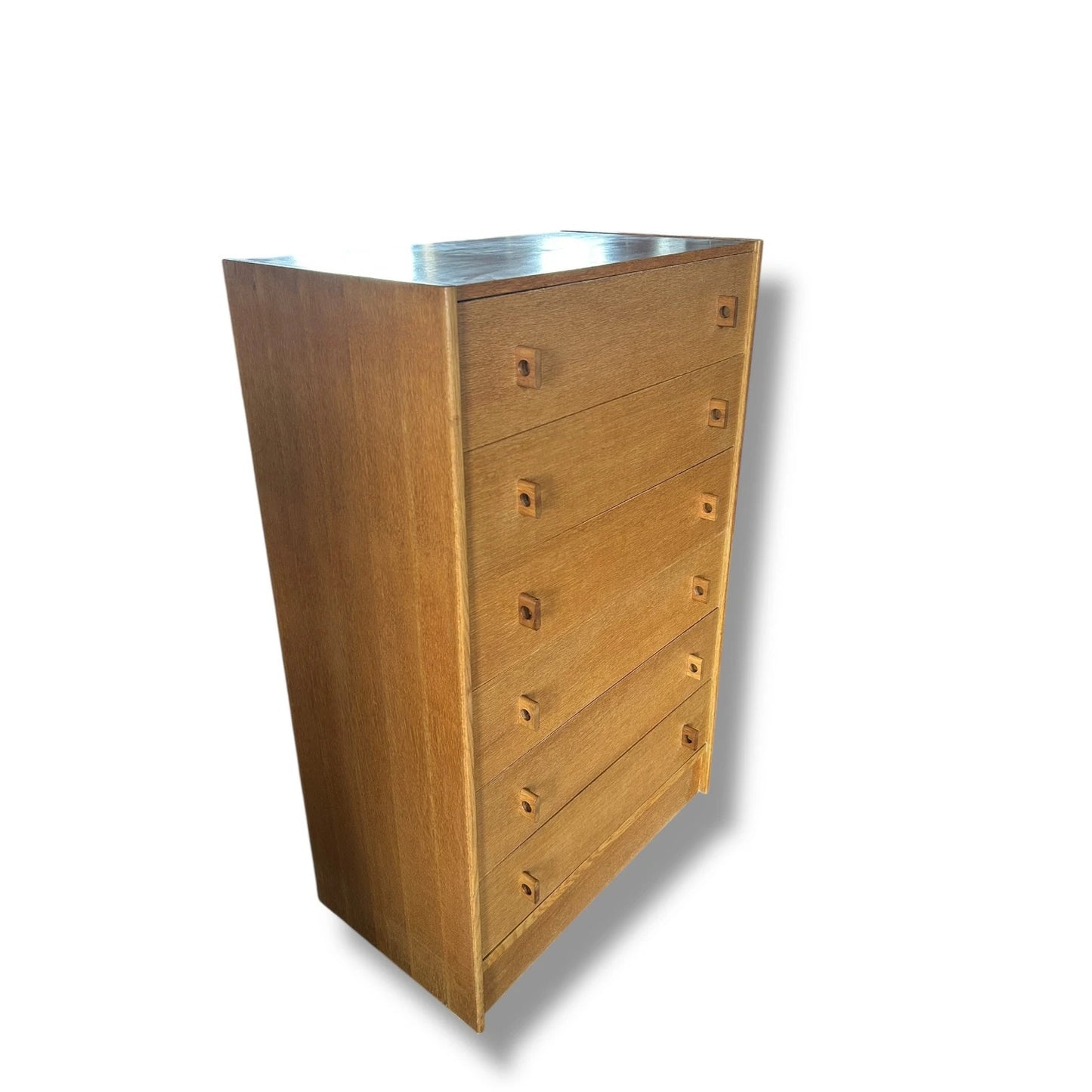Mid Century Modern Oak Wood Chest of Drawers by Stag Furniture