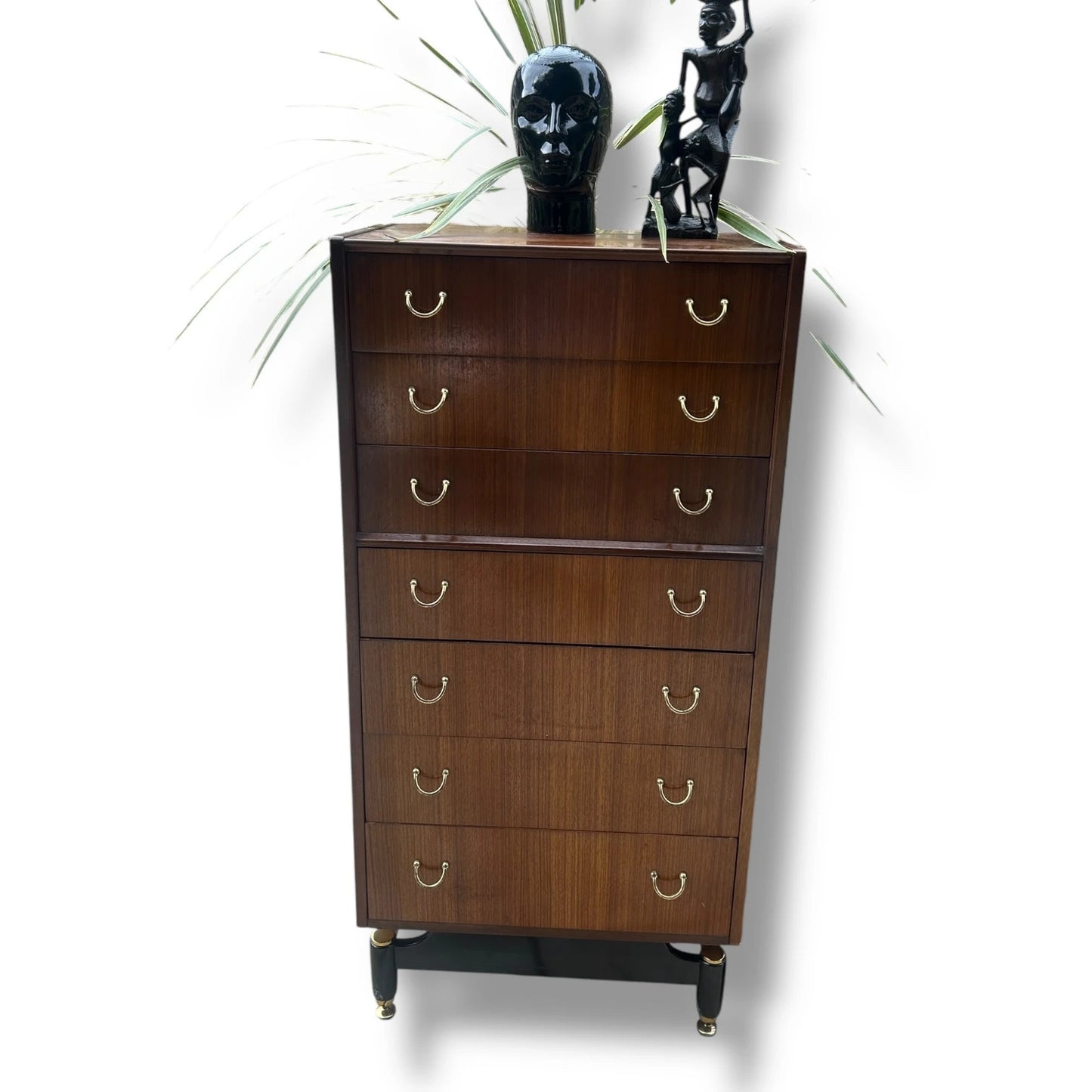 G Plan Tola Tallboy Chest of Drawers – Mid-Century Modern Highboy Cabinet